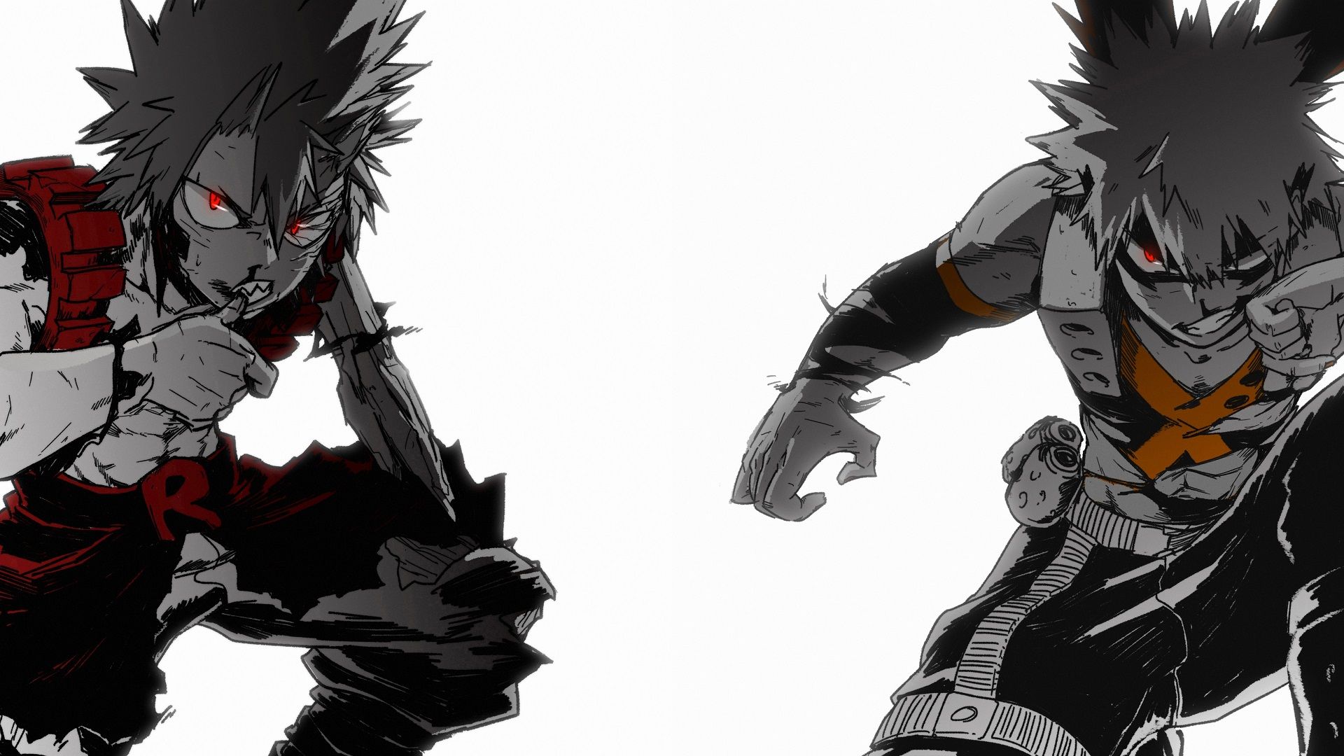 Kirishima e Bakugo manga My Hero Academia, 1920x1080 Full HD 1080p, Desktop