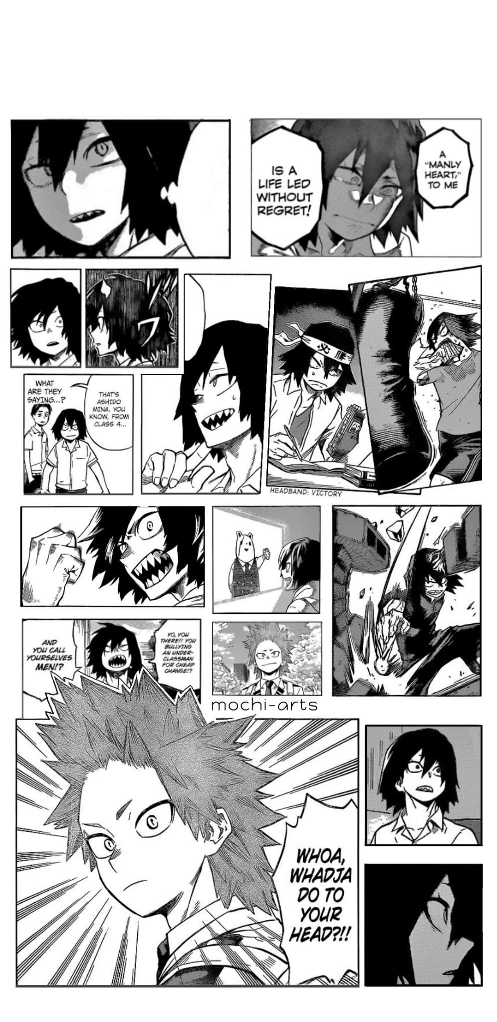 Kirishima manga My Hero Academia, 996x2048 Full HD Verticale, Samsung Galaxy