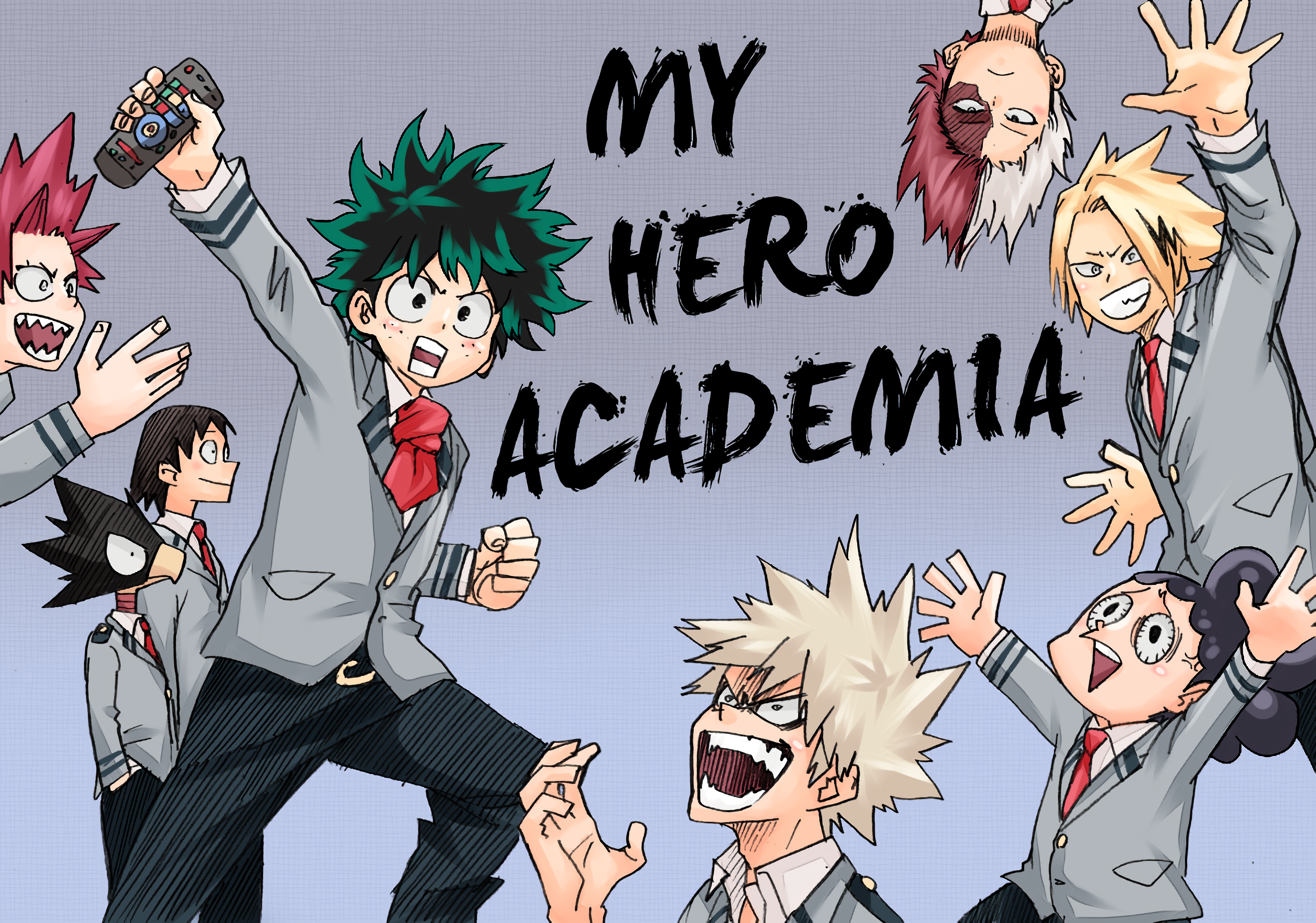My Hero Academia personaggi manga, 3072x2154 2K, Desktop