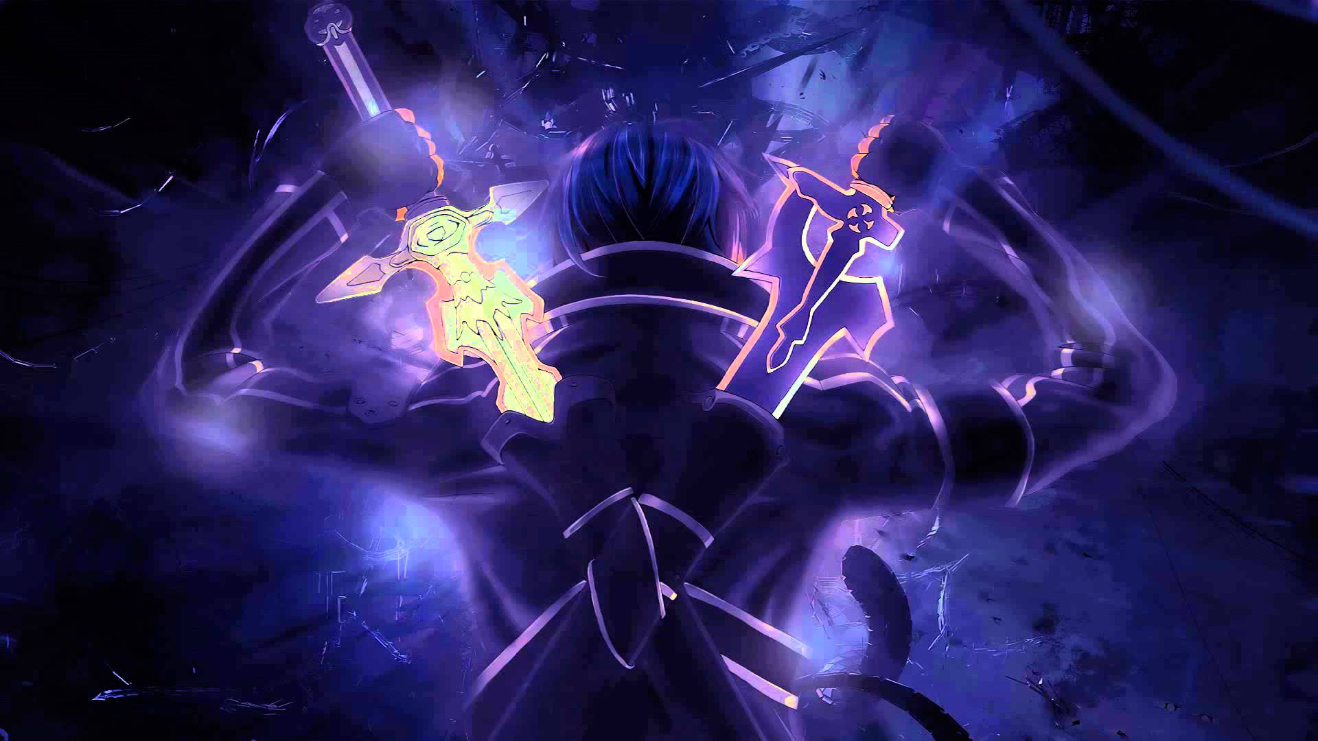 Kirito Sword Art Online battaglia, MMORPG VR, 1920x1080 1080p, Laptop