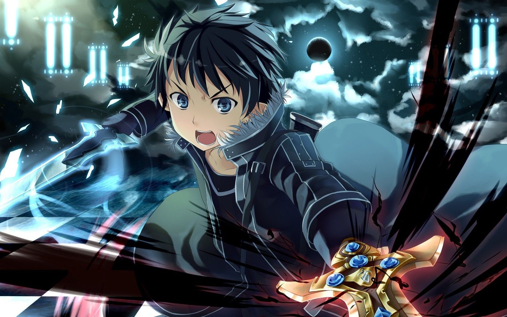Kirito con spada Sword Art Online, 1680x1050 900p, PC