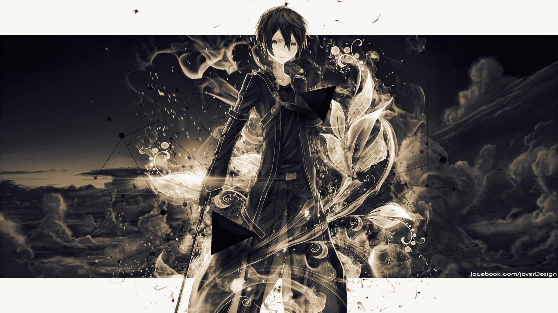 Kirito Sword Art Online scuro, 1920x1080 Full HD, Desktop