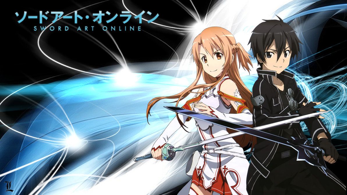 Kirito e Asuna Sword Art Online, 1192x670 HD, Laptop
