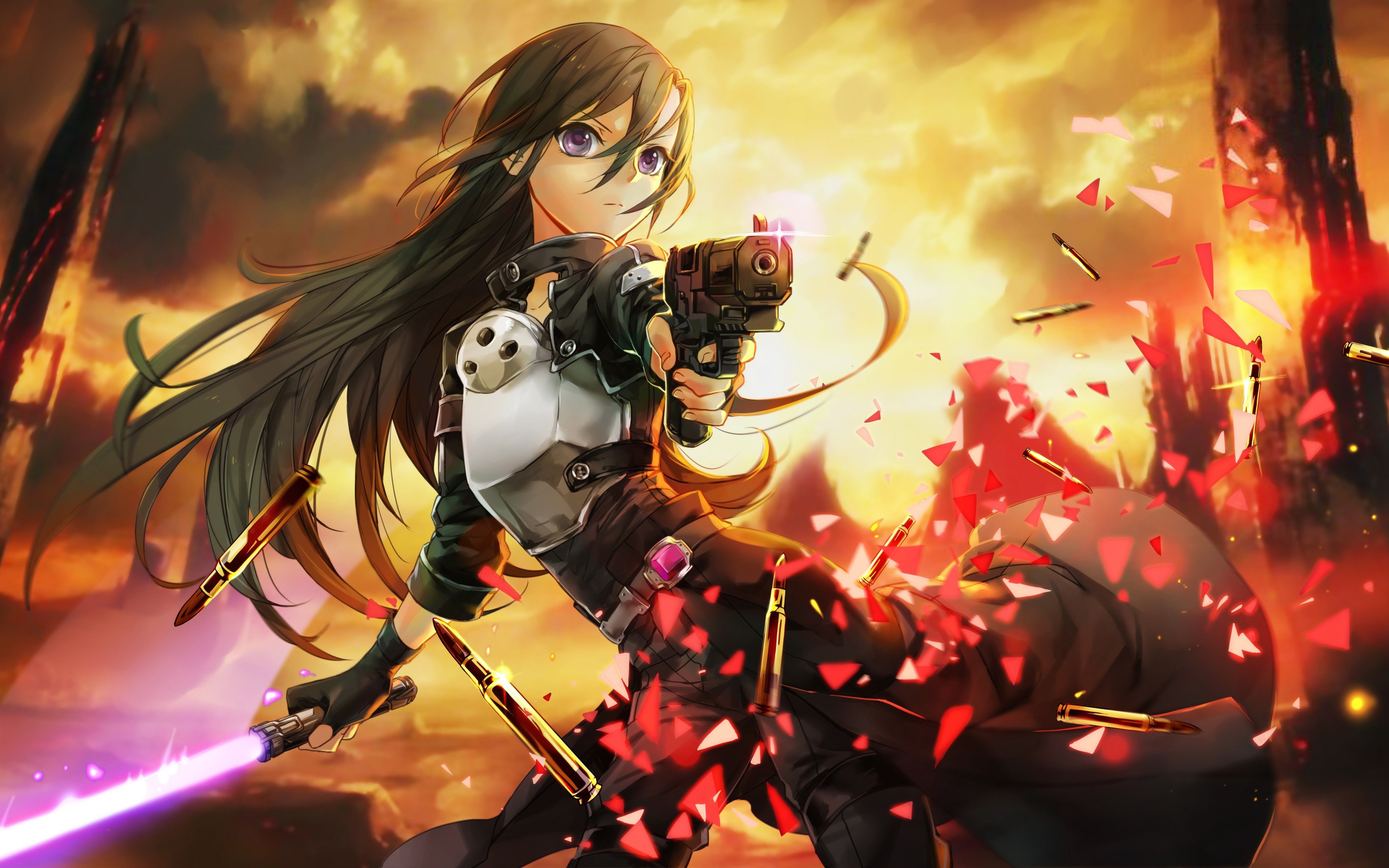 Kirito GGO Sword Art Online, 4800x3000 4K, Desktop 4K