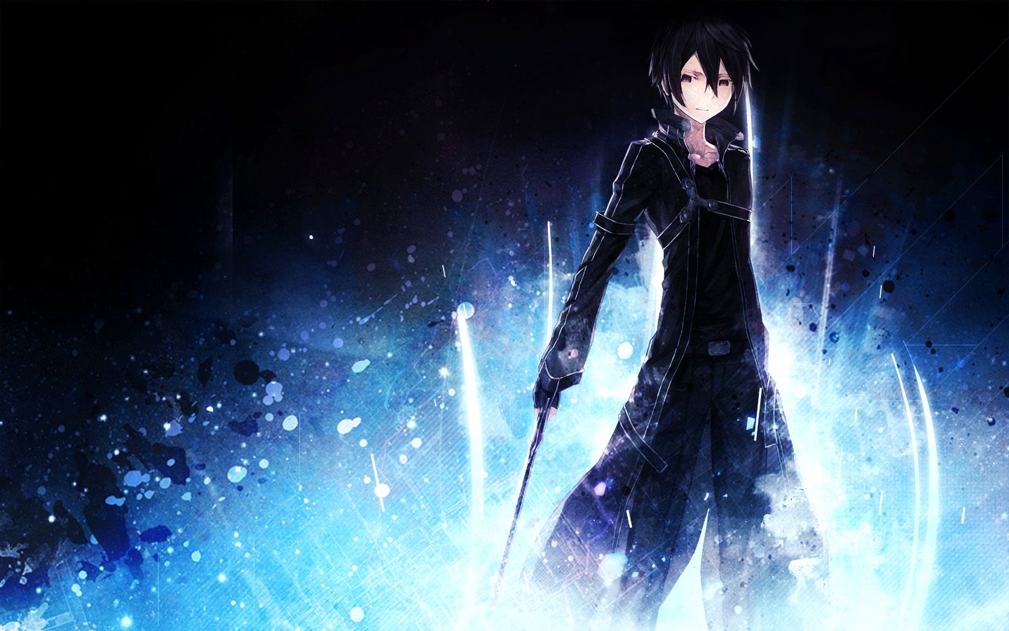 Kirito Sword Art Online spade, 1440x900 720p, PC