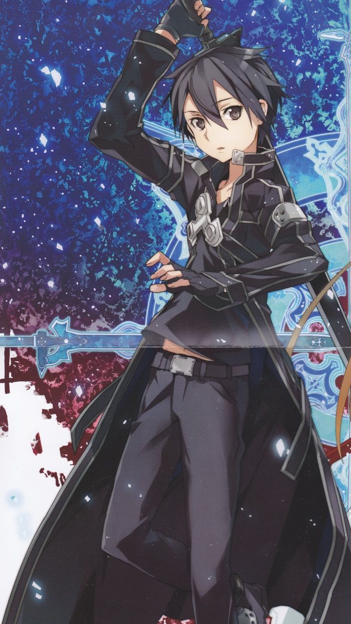 Kirito Sword Art Online, 720x1280 Verticale, Telefono