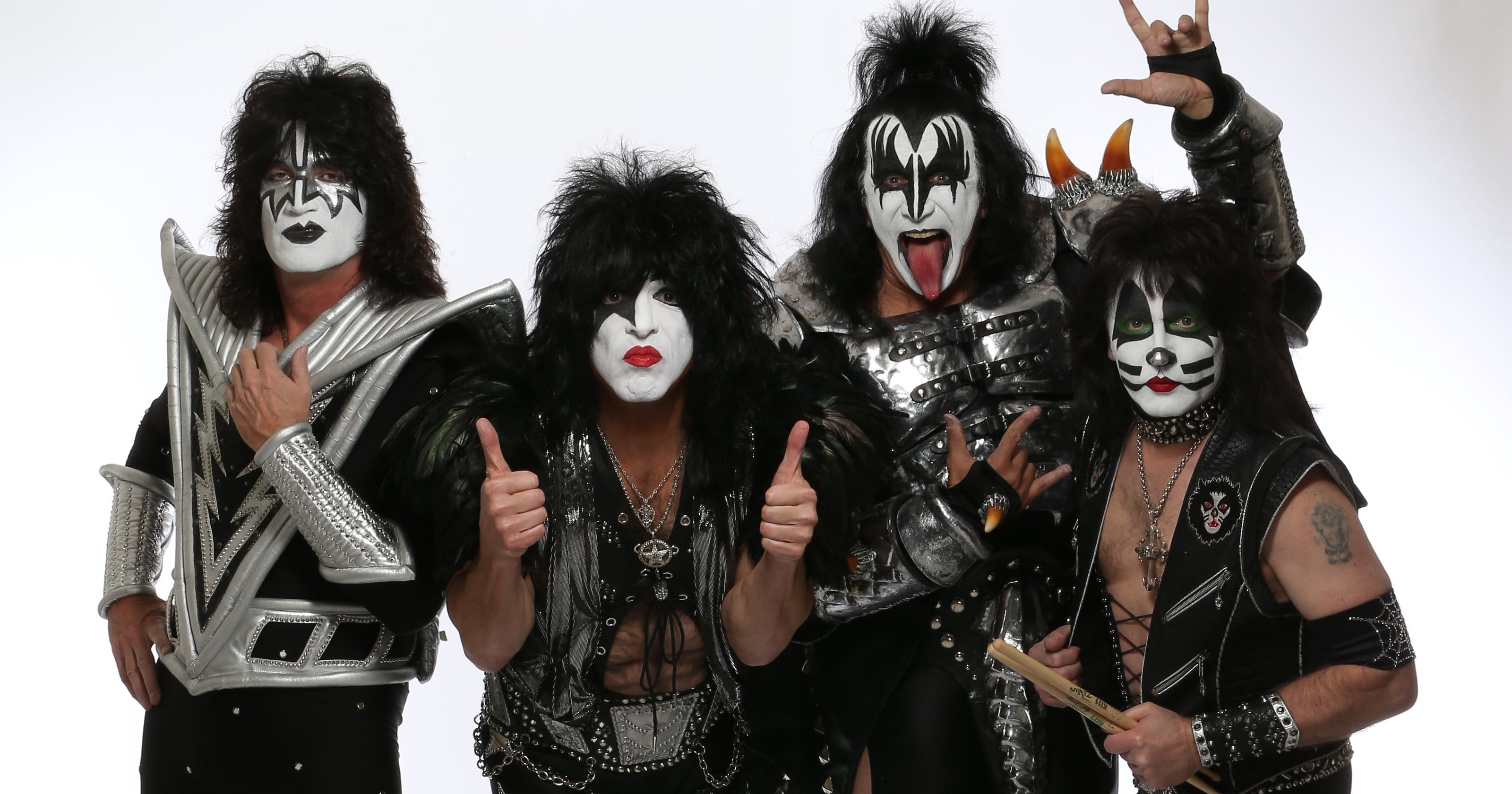 Band Kiss trucco iconico, 3200x1680 WQXGA, Desktop