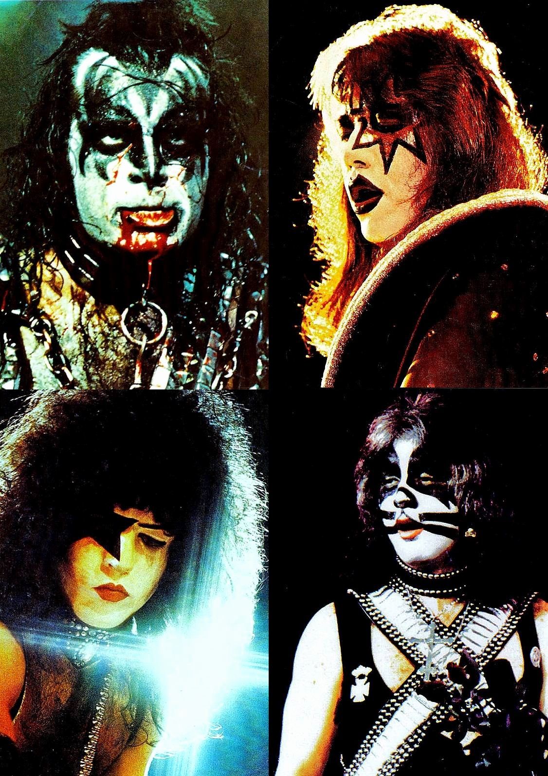 Membri band Kiss trucco, 1126x1594 Full HD Verticale, iPhone