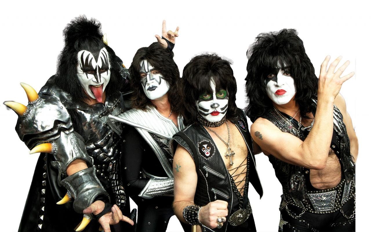 Banda Kiss trucco scenico, 1280x800 HD, Desktop