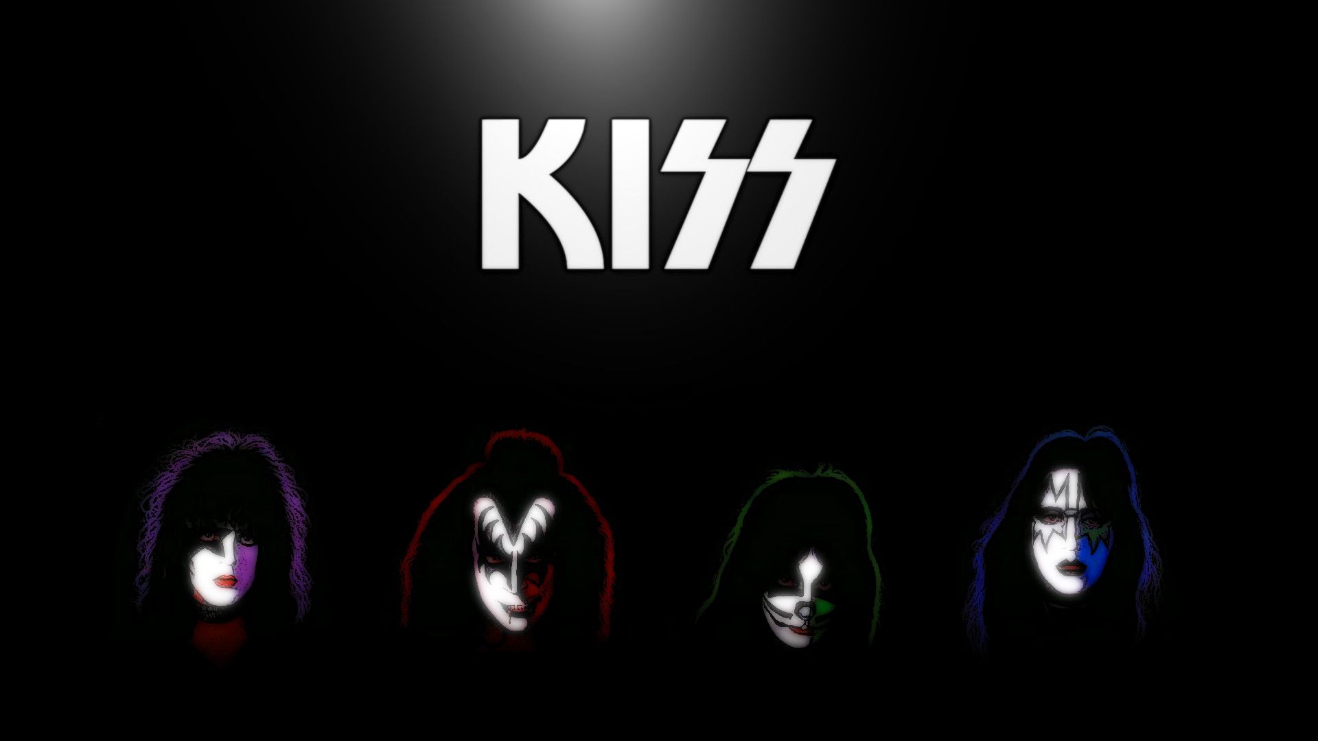 Logo band Kiss, 1920x1080 1080p, PC Desktop