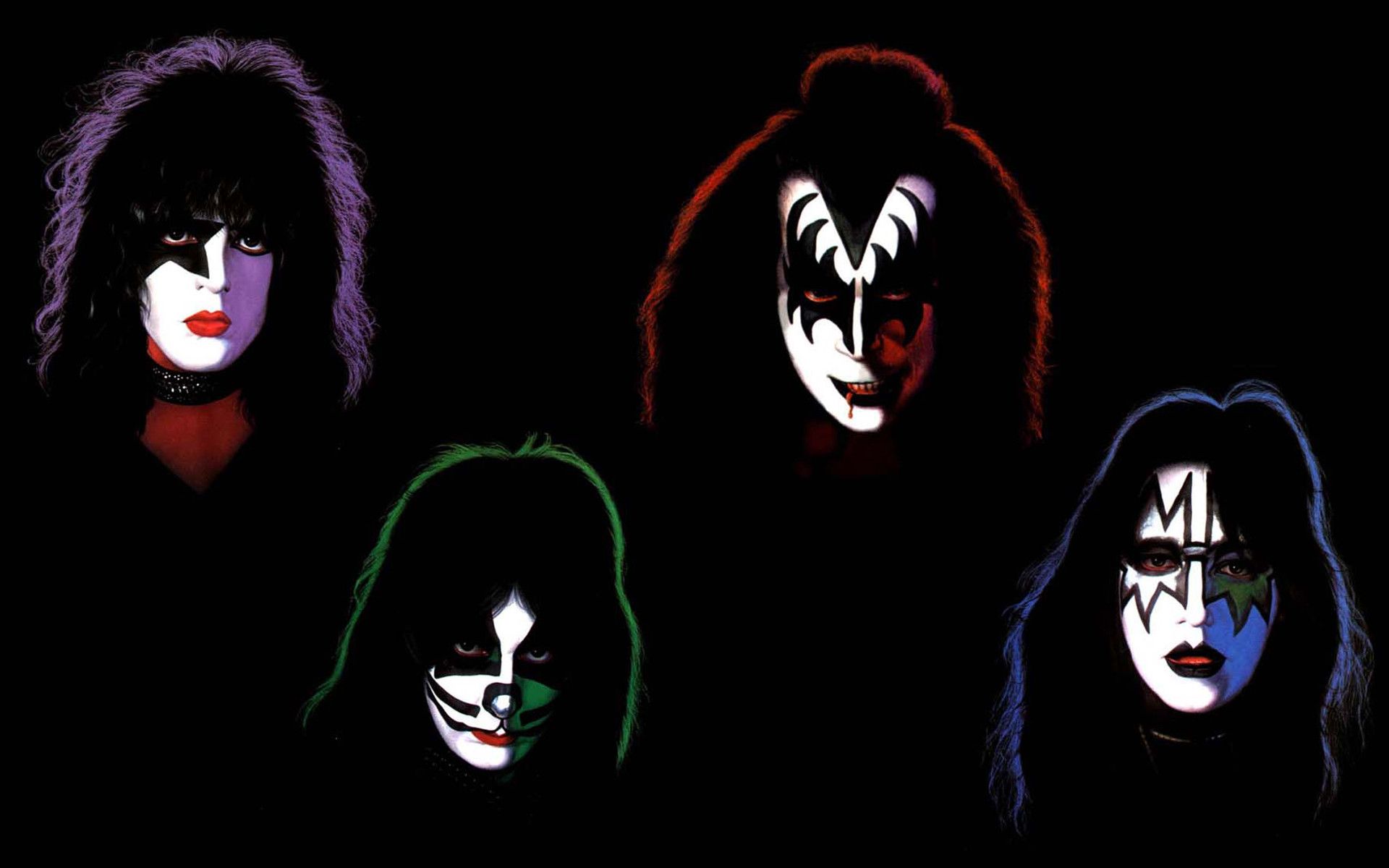 Band Kiss volti trucco, 1920x1200 Full HD+ WUXGA, PC