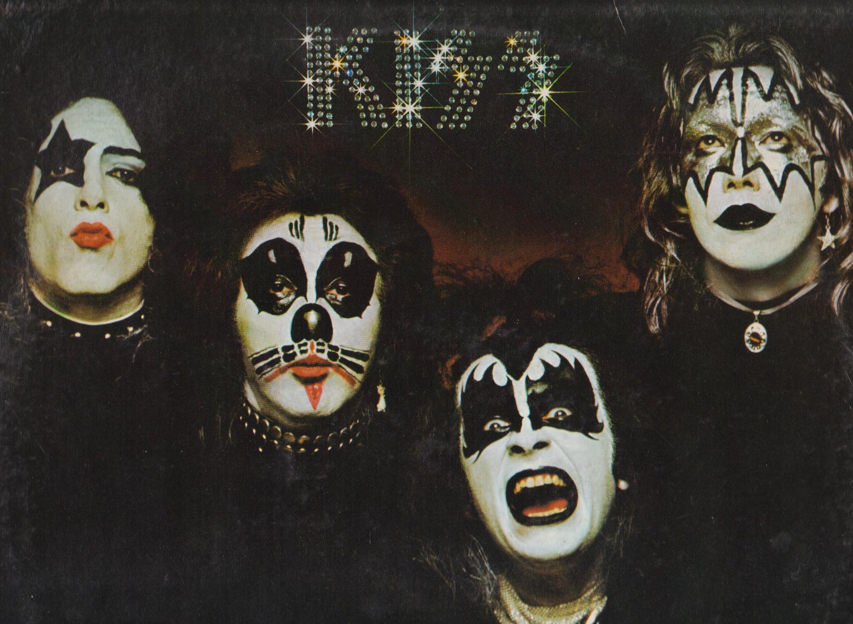 Banda Kiss trucco viso bianco, 1744x1275 900p, PC