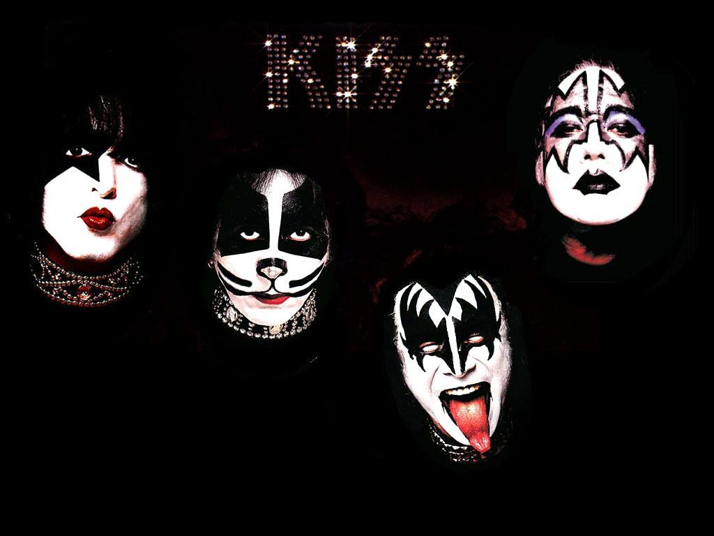 Kiss band membri makeup, 1024x768 HD, Desktop