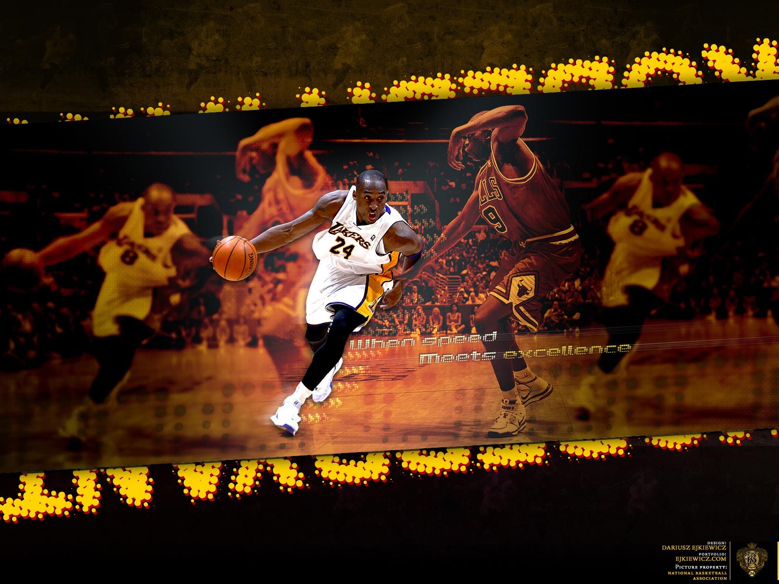 Kobe Bryant maglia Lakers, 1080x1920 Full HD Verticale, iPhone Pro