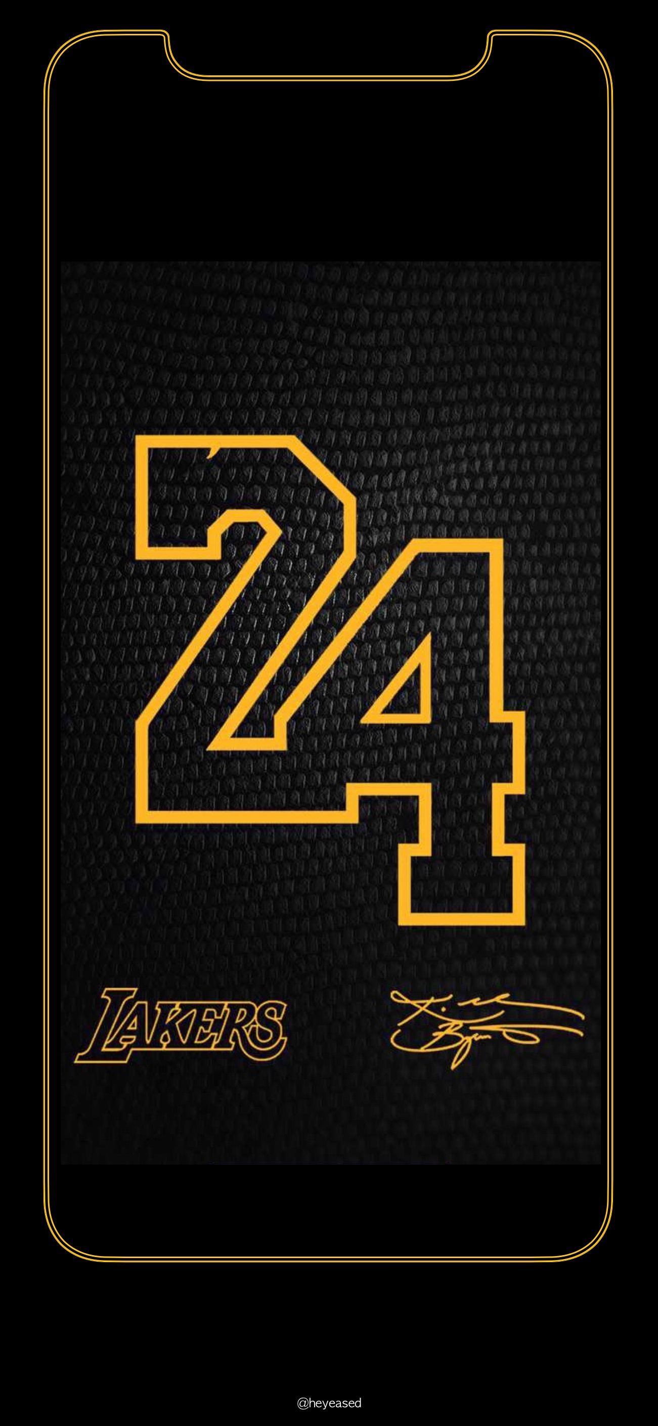 Kobe Bryant numero 24 Lakers, 1301x2820 Full HD Verticale, iPhone Plus