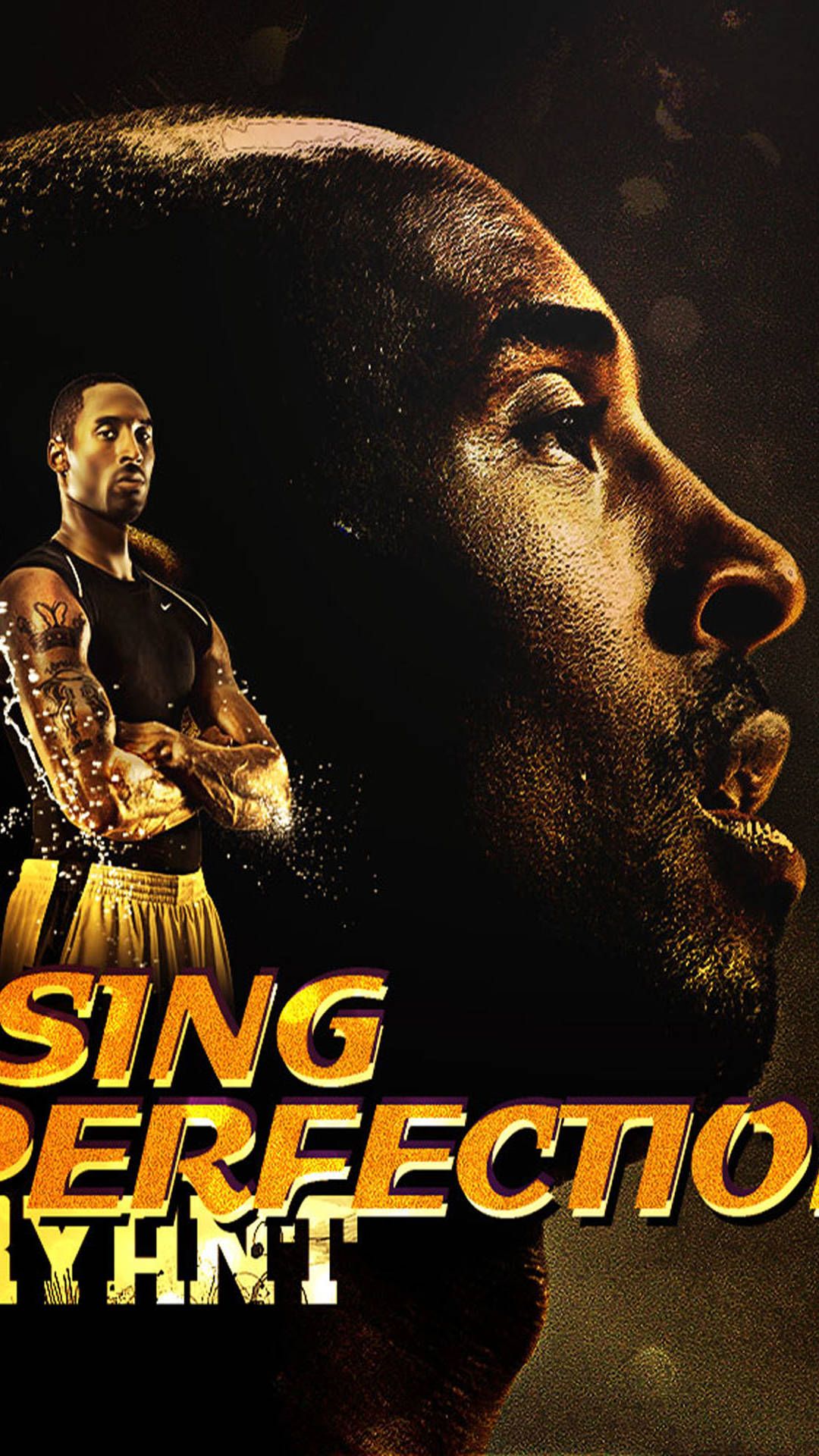 Kobe Bryant profilo Lakers, 1080x1920 Full HD Verticale, iPhone Plus