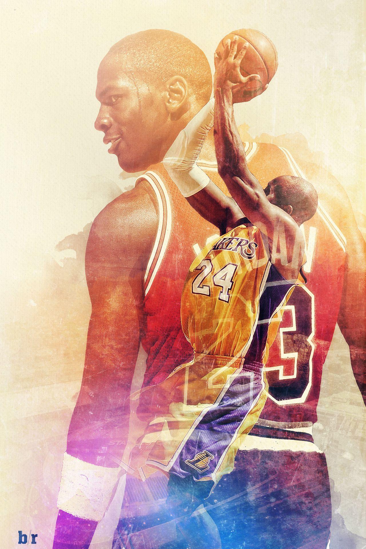 Kobe Bryant Lakers doppia esposizione, 1280x1920 Verticale, iPhone Plus