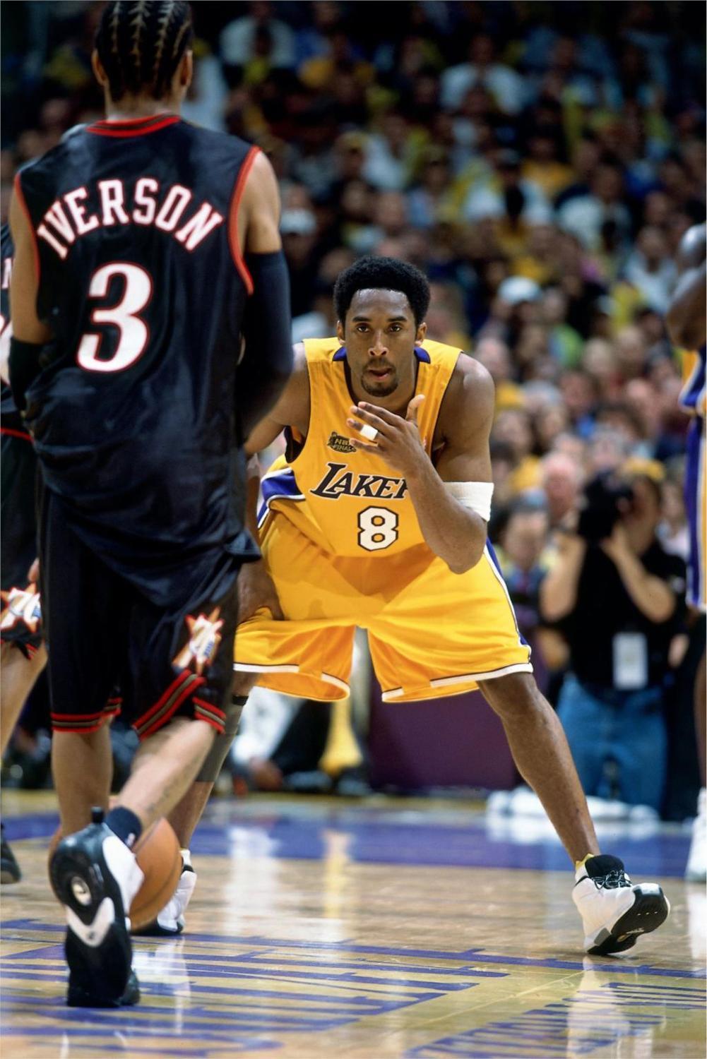 Kobe Bryant contro Iverson, 1001x1500 Full HD Verticale, iPhone Pro Max