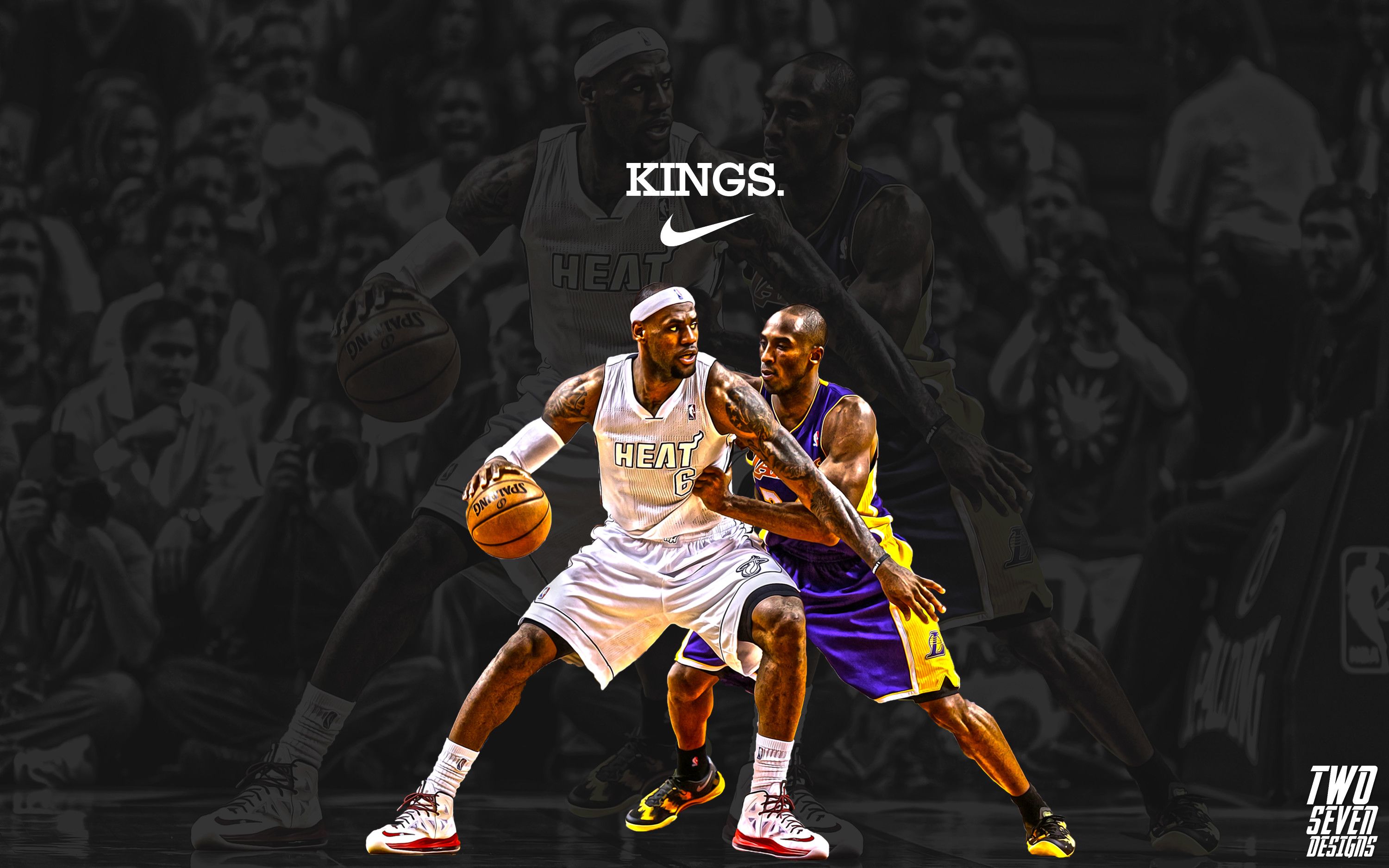 LeBron James e Kobe Bryant, 3000x1875 2K, Desktop
