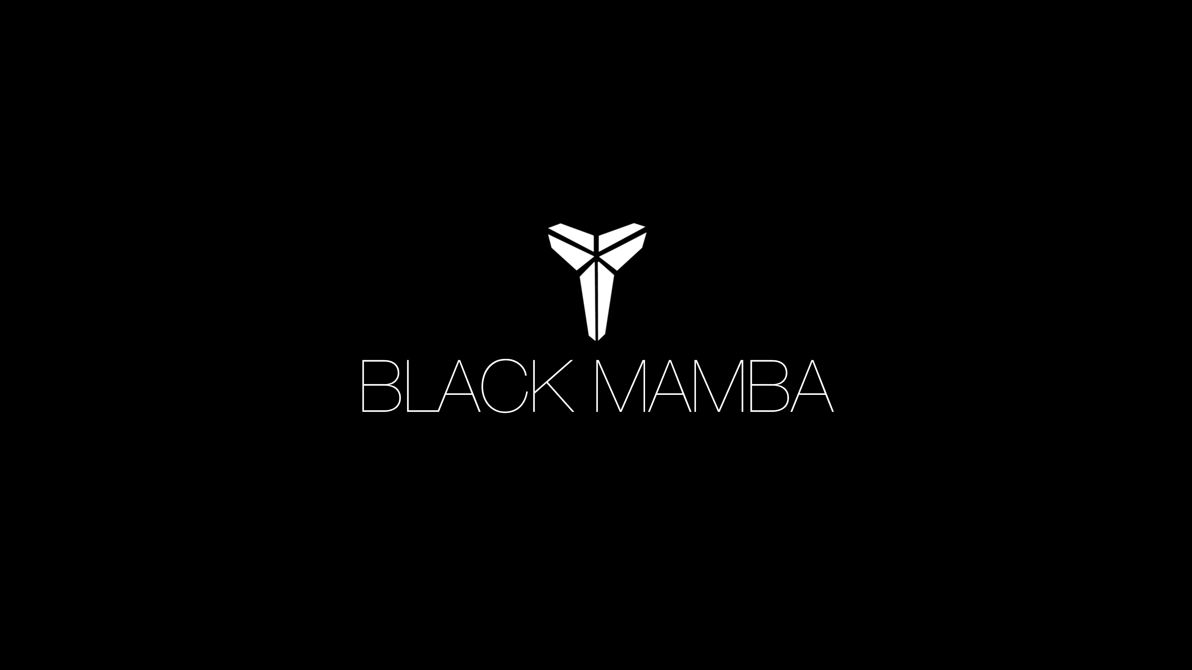 Logo Black Mamba Kobe Bryant, 3840x2160 Ultra HD, 4K TV