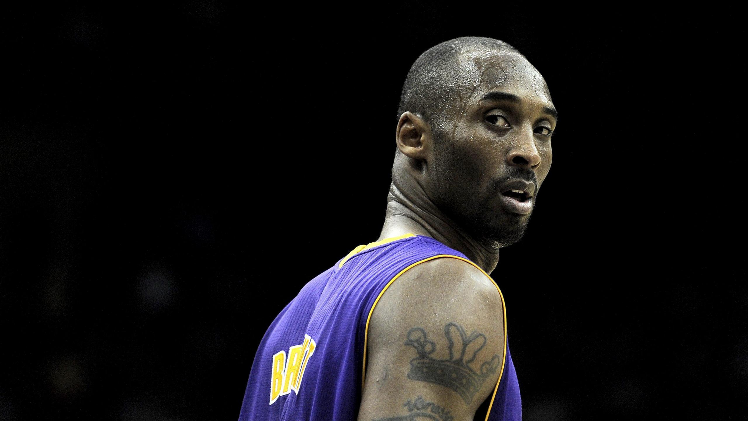 Kobe Bryant Lakers maglia viola, Black Mamba, 2560x1440 QHD, Laptop