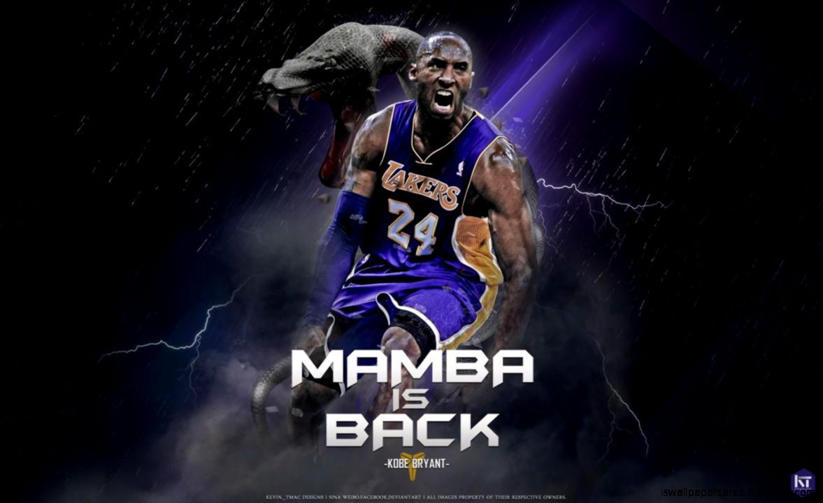 Kobe Bryant Lakers Mamba, NBA, 1177x720 HD, PC