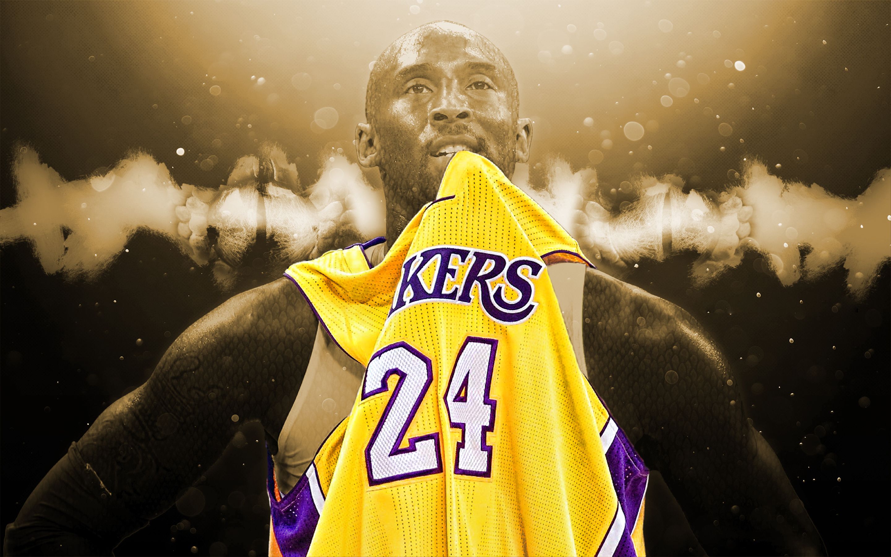Kobe Bryant maglia Lakers 24, 2880x1800 WQXGA, Laptop