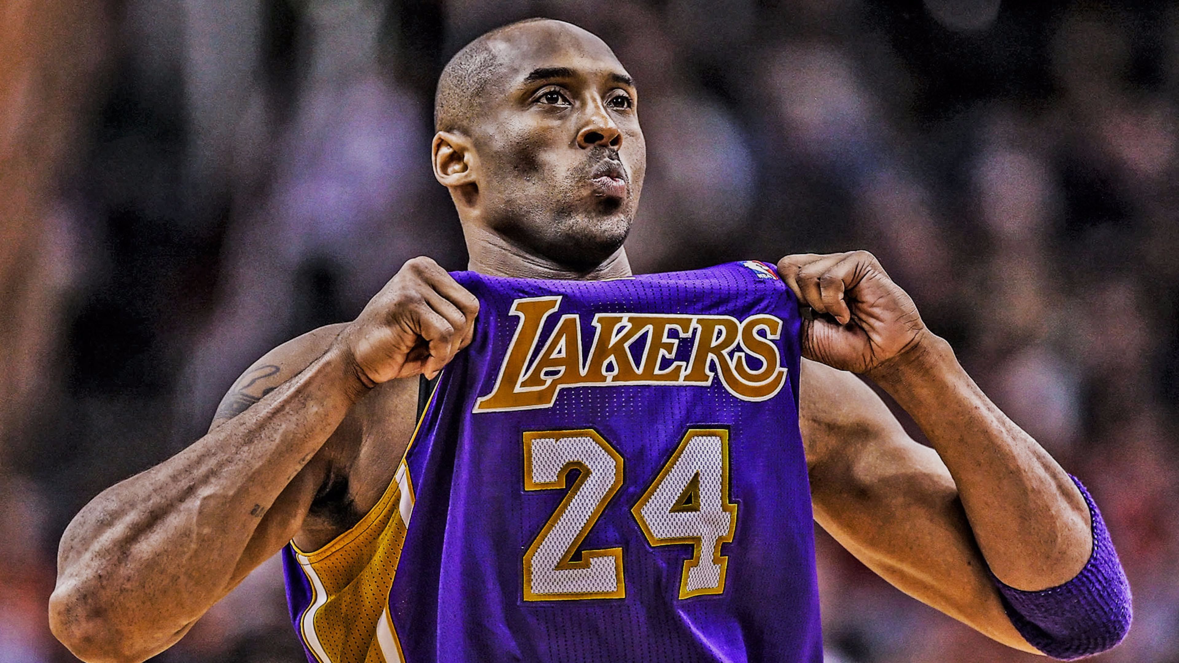 Kobe Bryant maglia Lakers, 3840x2160 4K Ultra HD, Monitor 4K