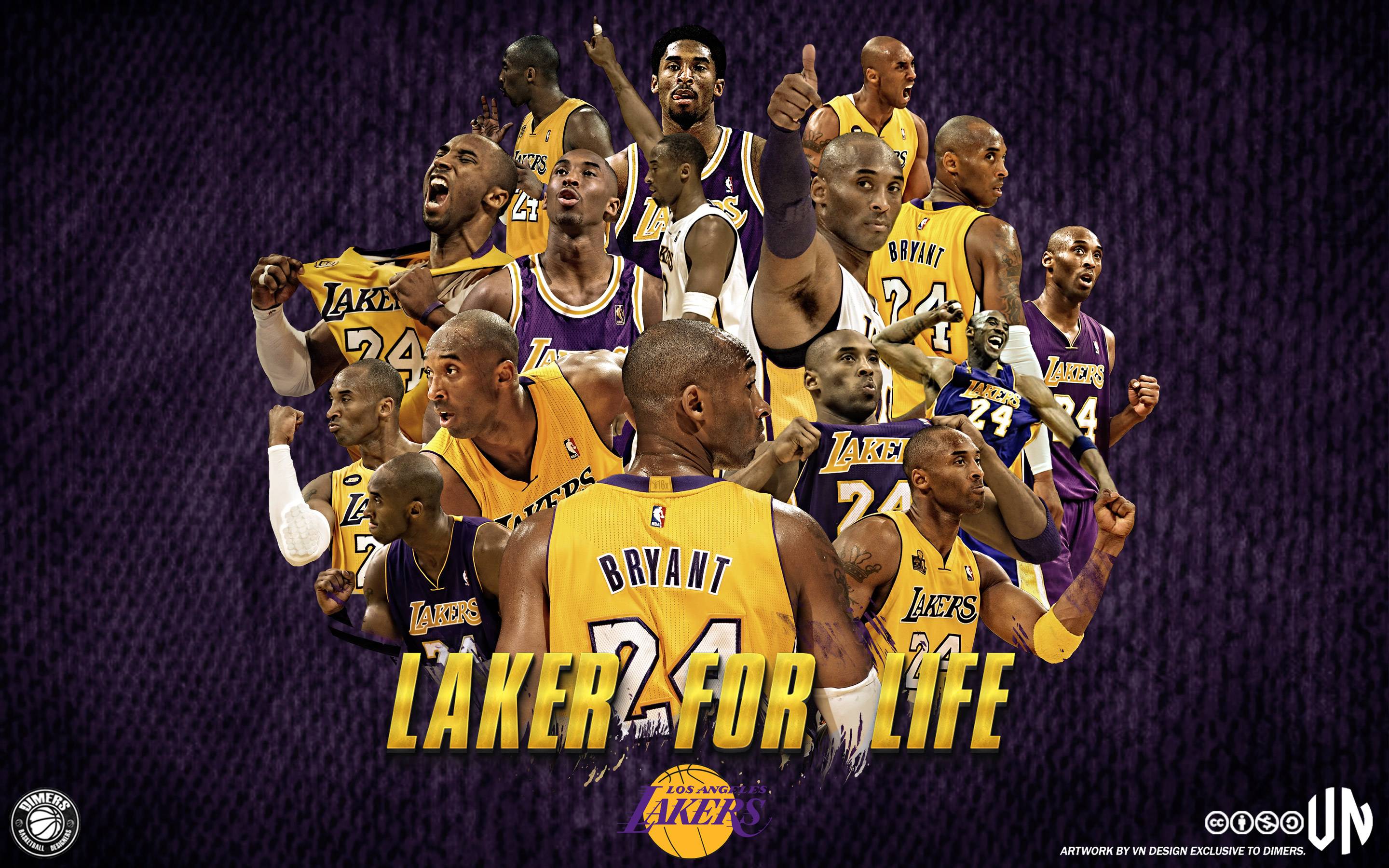 Kobe Bryant Lakers basket, 1080x1920 Verticale, Telefono