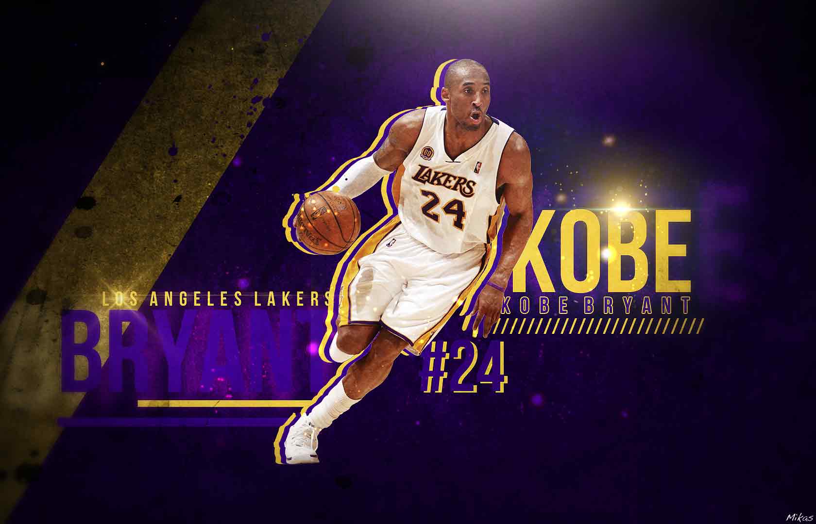 Kobe Bryant Lakers basket, 1680x1080 HD Ready, Desktop