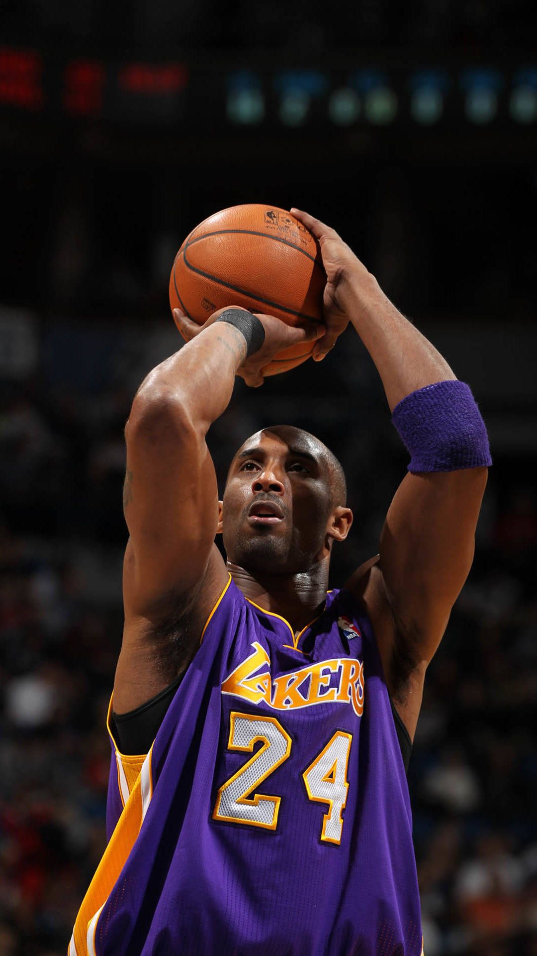 Kobe Bryant Lakers tiro, 1080x1920 Verticale, Samsung Galaxy