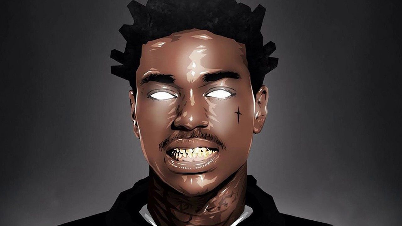 Kodak Black in tuta rossa, 2800x1574 1440p, Desktop