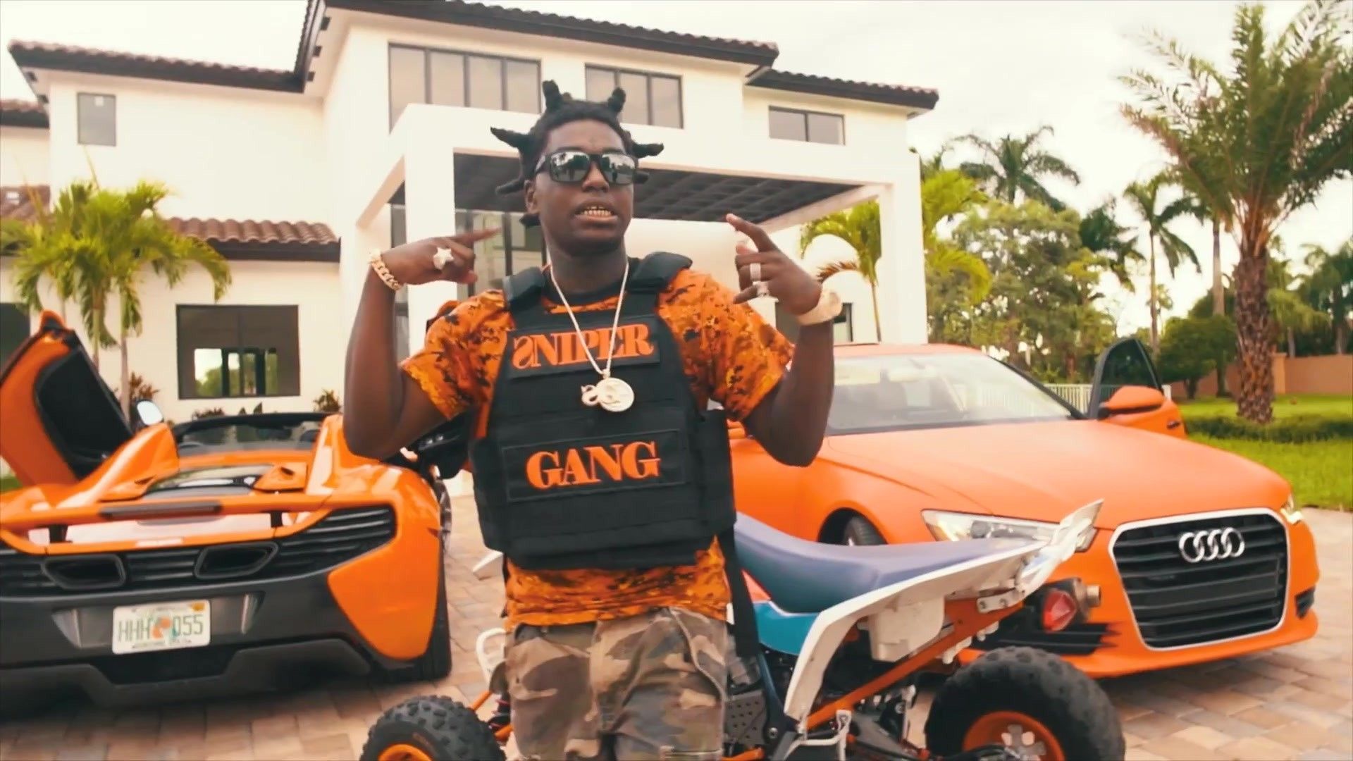 Kodak Black rapper sorridente, 1024x768 HD, Laptop