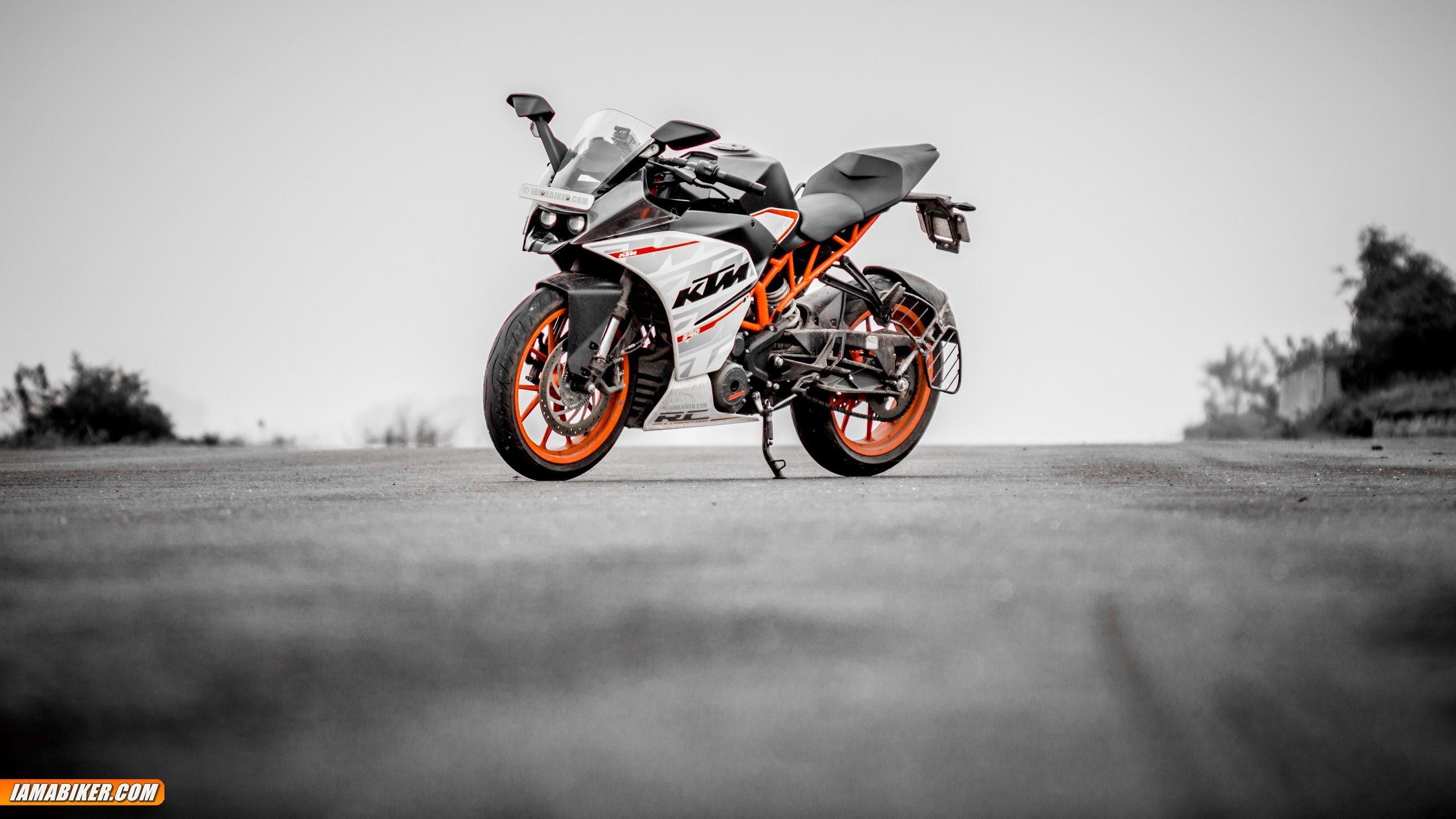 Moto KTM RC arancione, 2560x1440 1440p, Desktop
