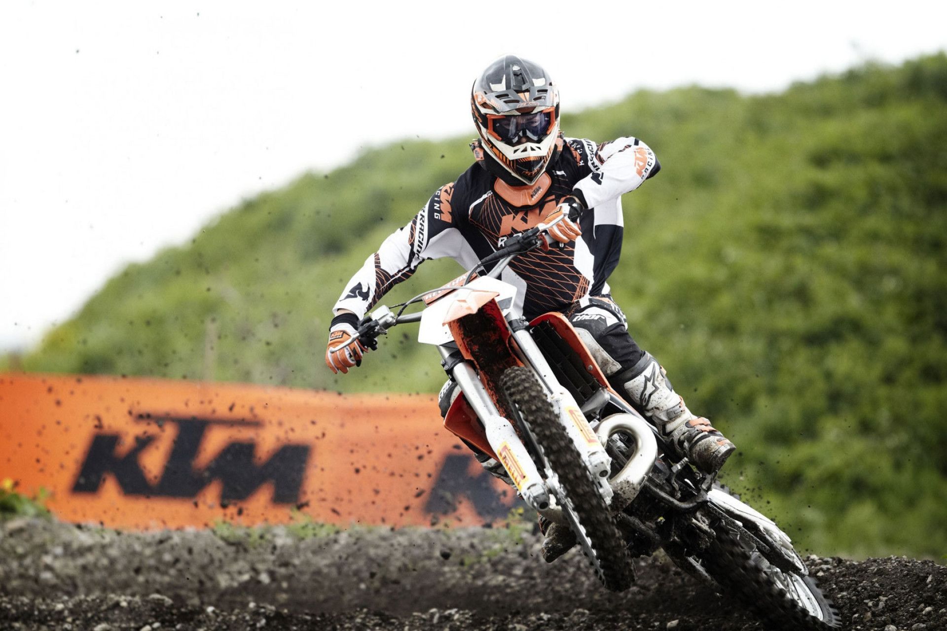 Motociclista KTM motocross, 1920x1280 Full HD+, Desktop