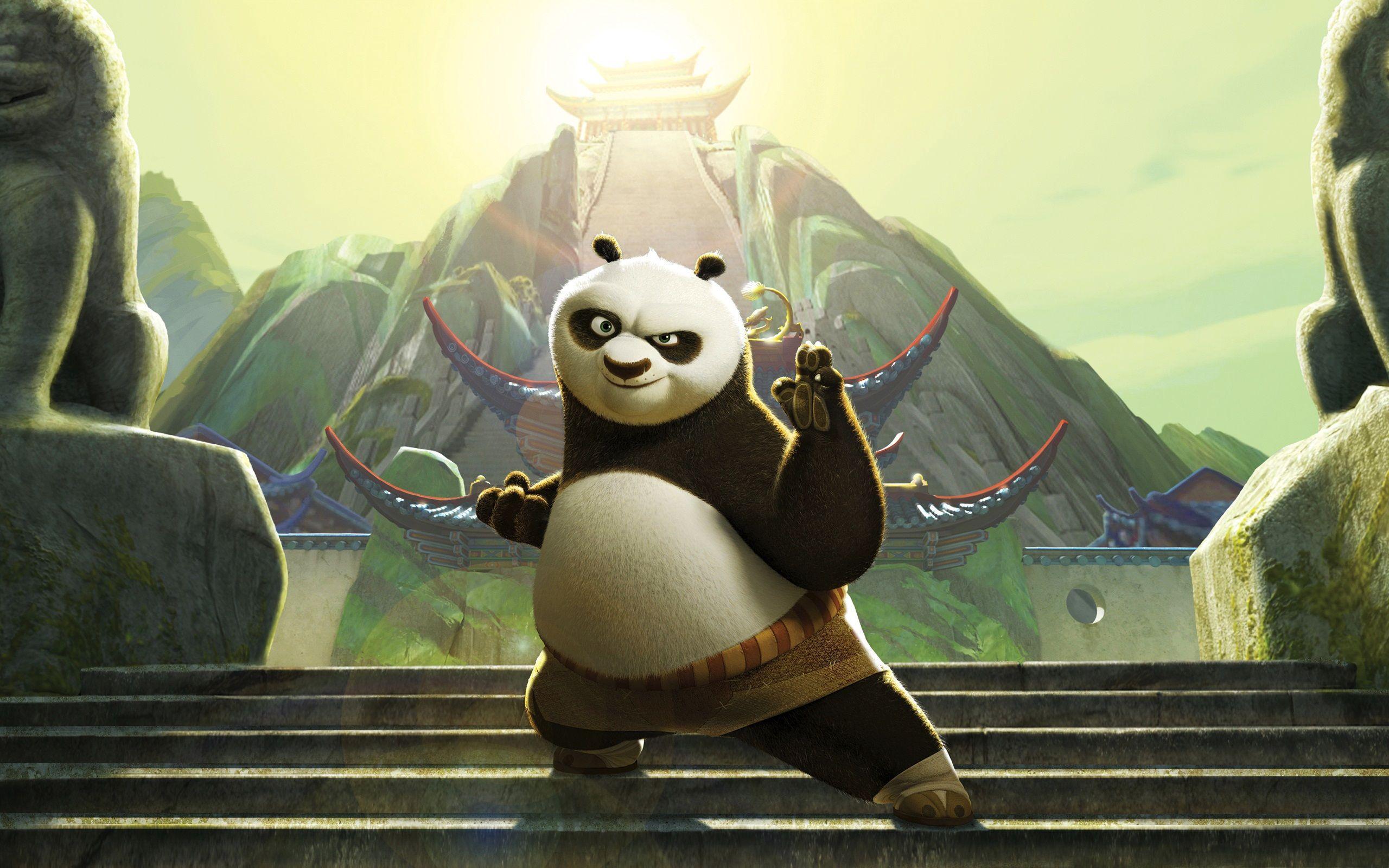 Kung Fu Panda Po posa, DreamWorks, 2560x1600 WQXGA, Desktop
