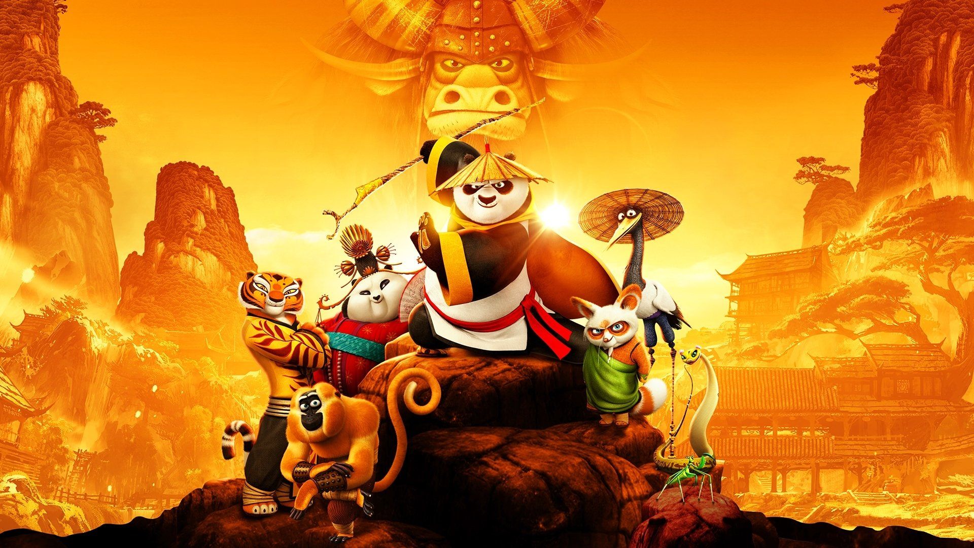 Po Kung Fu Panda personaggi, 1920x1080 Full HD, PC