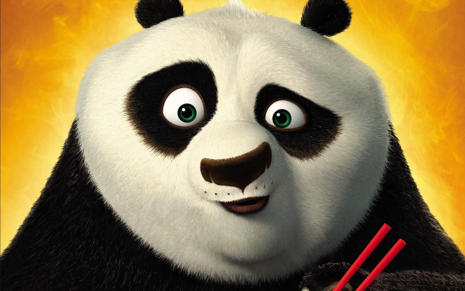 Kung Fu Panda Po primo piano, 1920x1200 WUXGA, Desktop