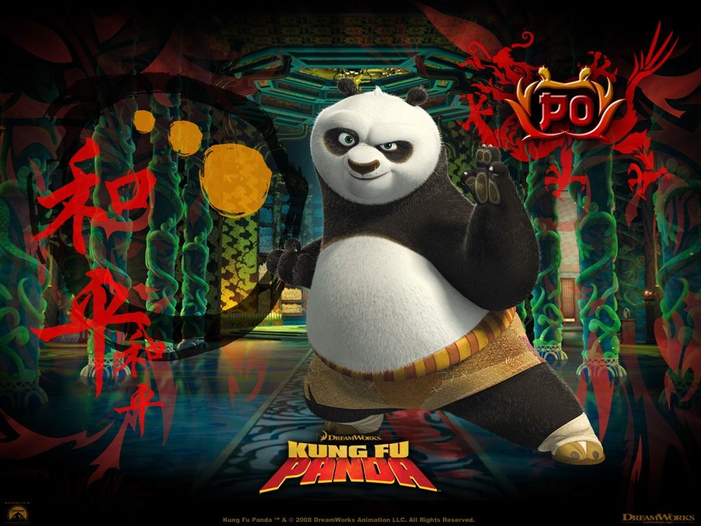 Po Kung Fu Panda personaggio, 1024x768 HD, PC