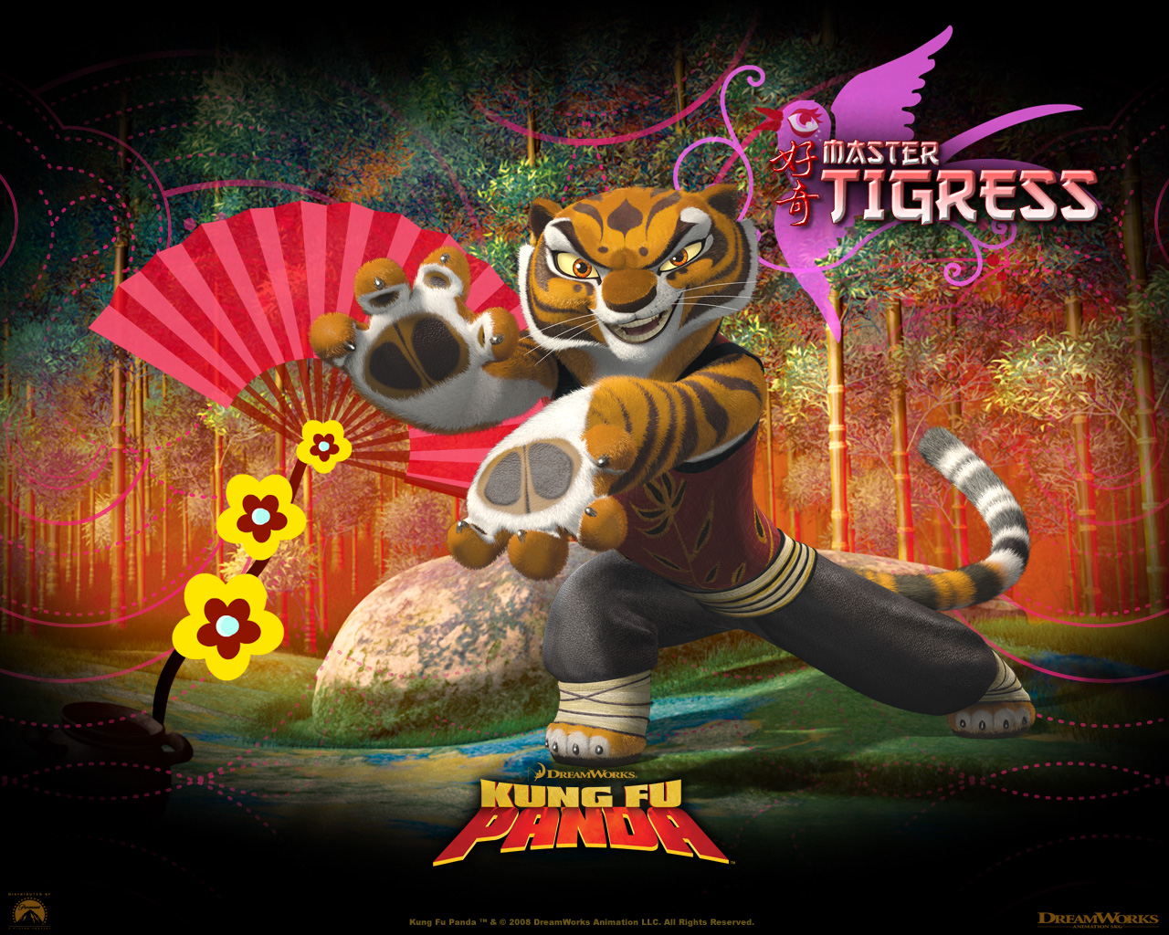 Master Tigress Kung Fu Panda, 1280x1024 720p, Laptop