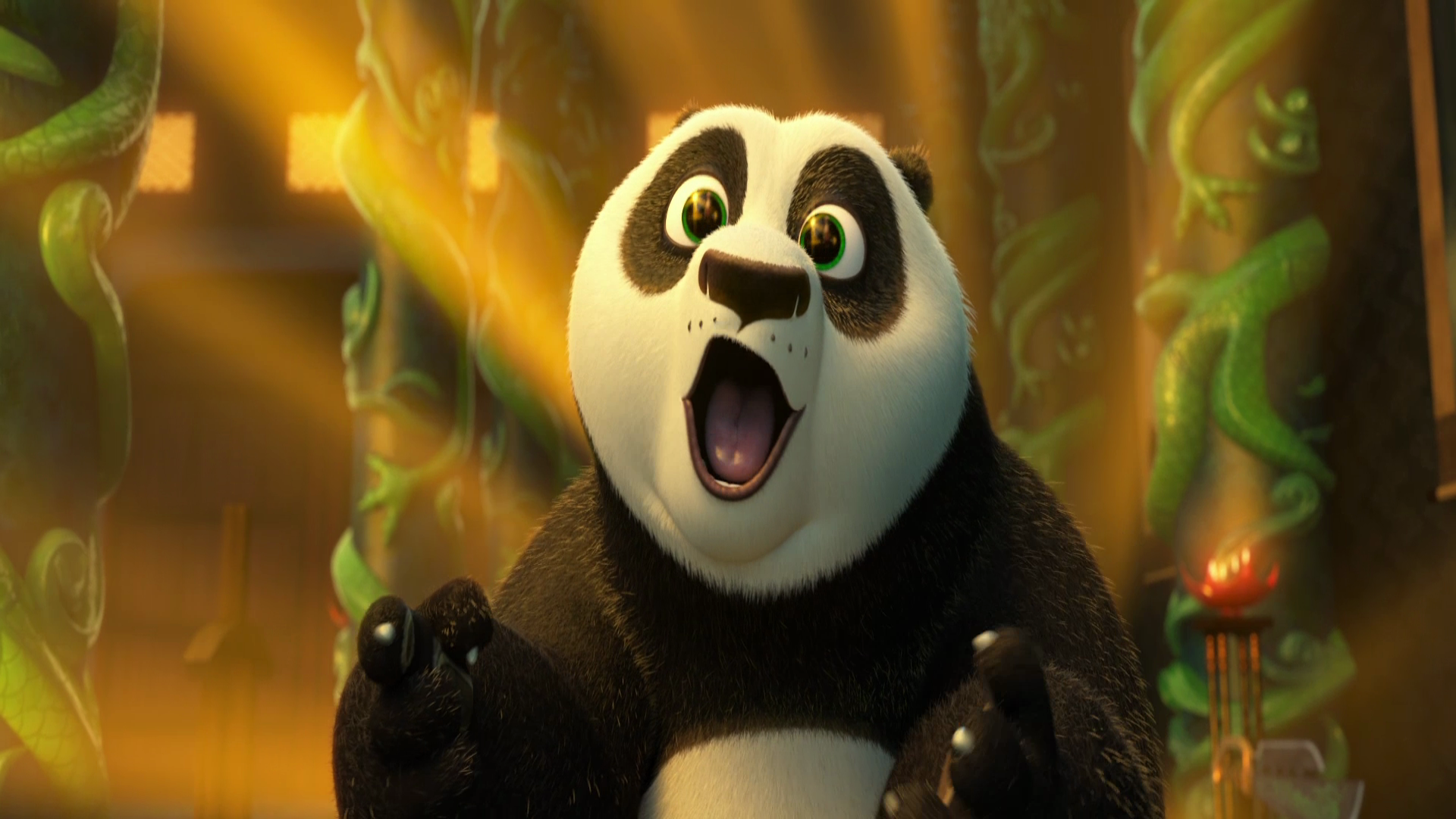 Panda sorpreso Kung Fu Panda, 1920x1080 1080p, Desktop