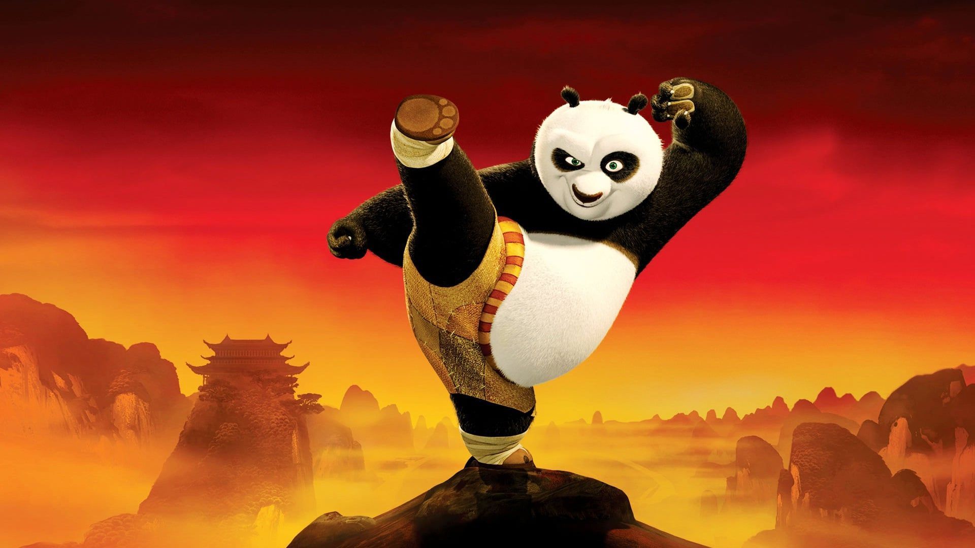 Kung Fu Panda Po calcio, 1920x1080 Full HD 1080p, Laptop