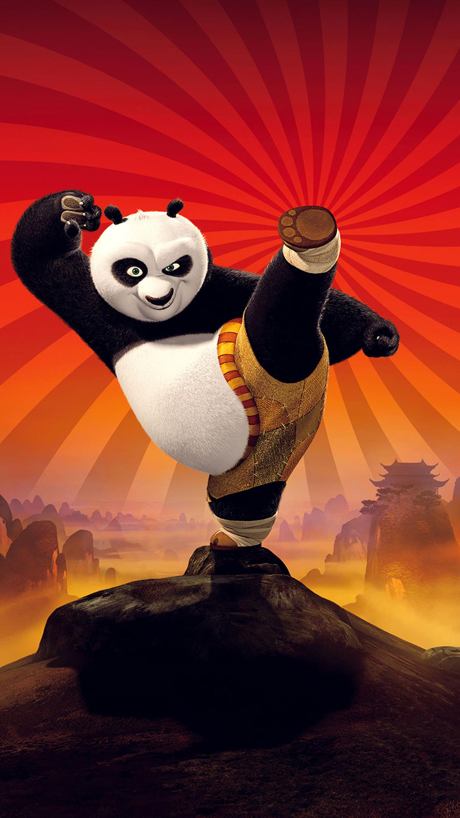 Kung Fu Panda calcio roccia, 1536x2732 Verticale, Xiaomi