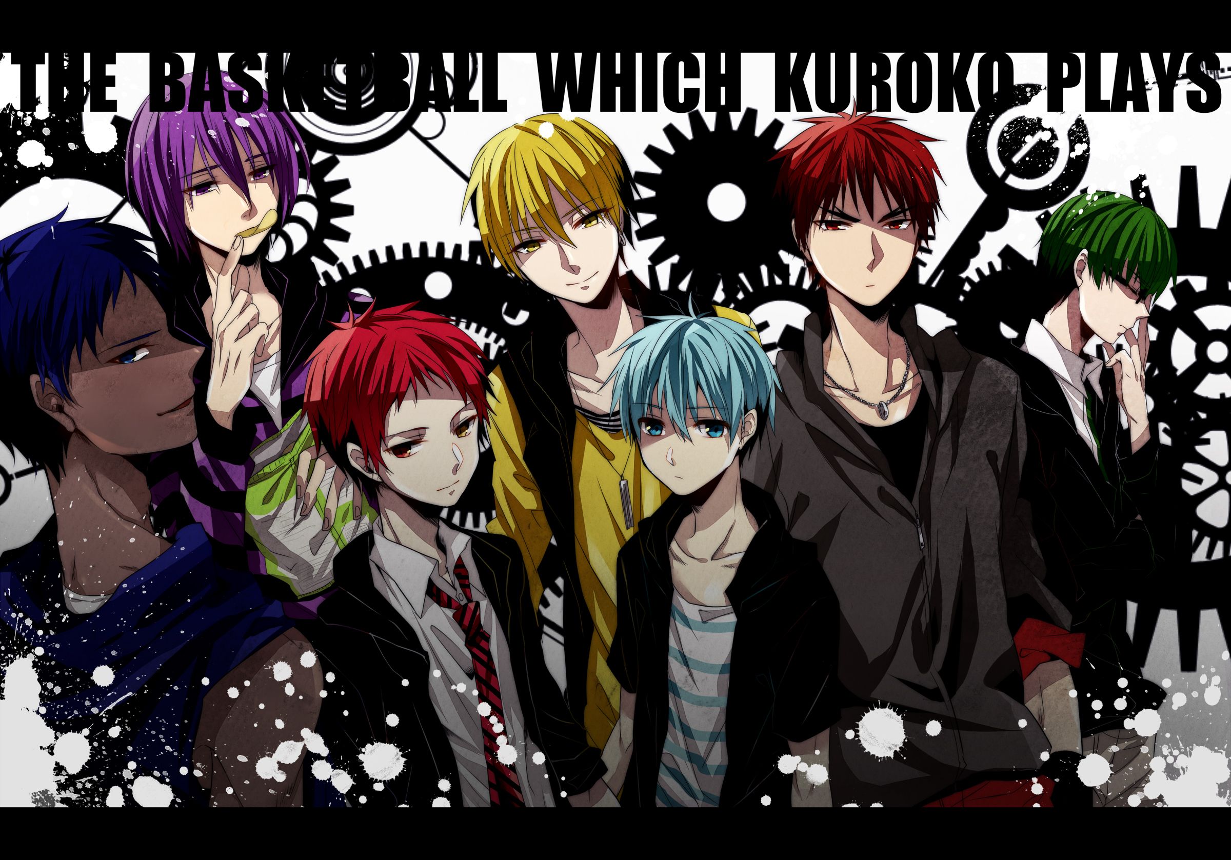 Personaggi Kuroko no Basket gruppo, 2400x1677 alta risoluzione, Laptop