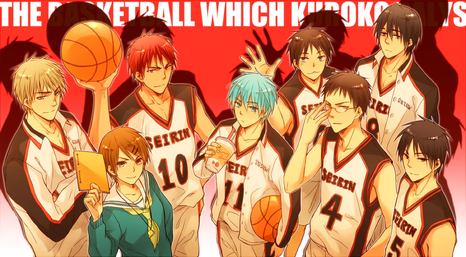 Kuroko no Basket squadra Seirin, 1600x883 HD Ready, Desktop
