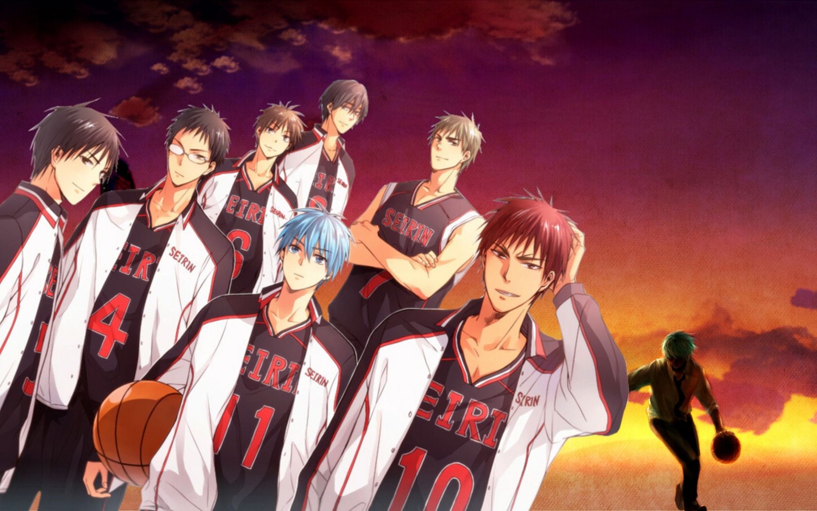 Kuroko no Basket squadra Seirin, 1680x1050 900p, Desktop