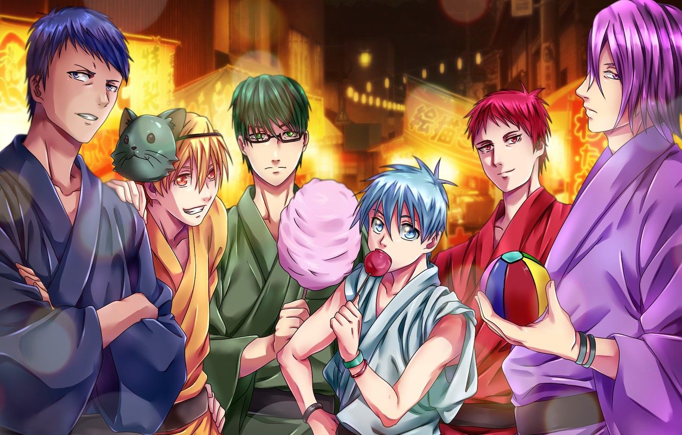 Kuroko no Basket personaggi festival, 1332x850 HD, ROG Asus Laptop
