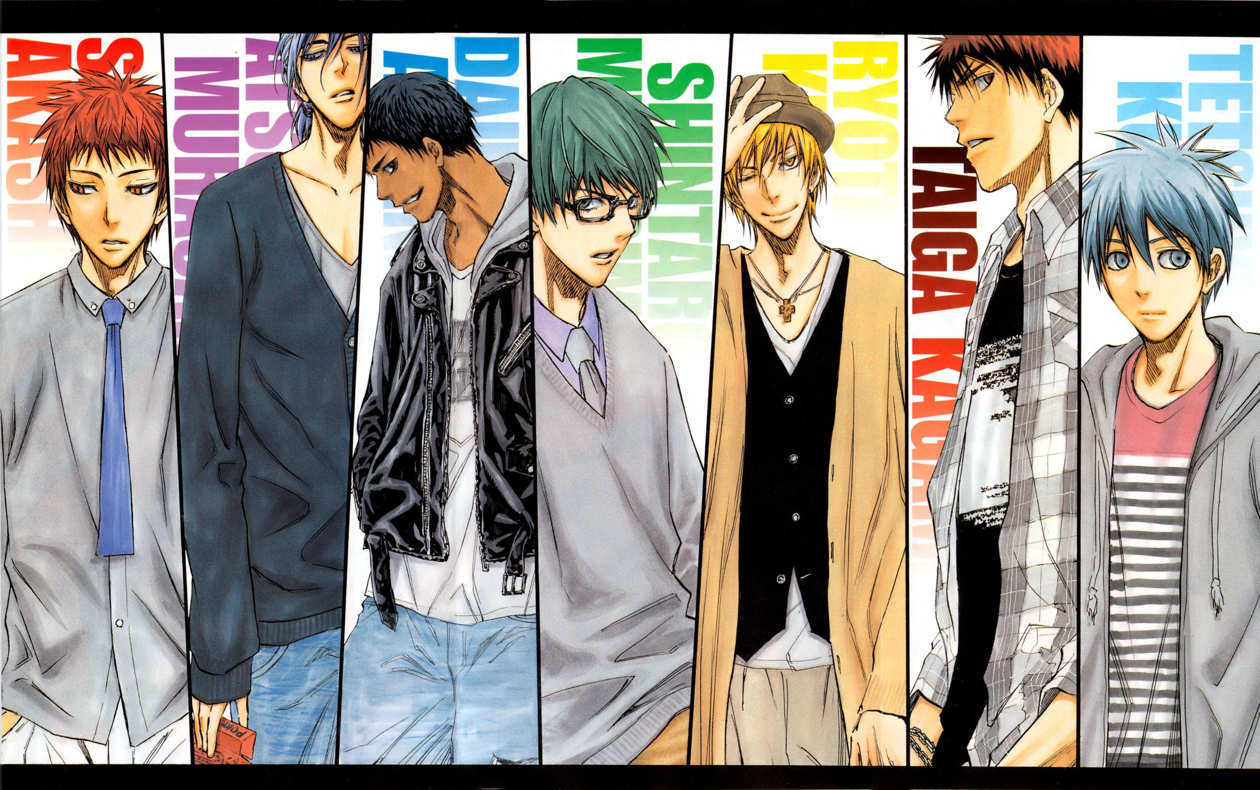 Personaggi Kuroko no Basket, 2553x1600 alta risoluzione, Desktop