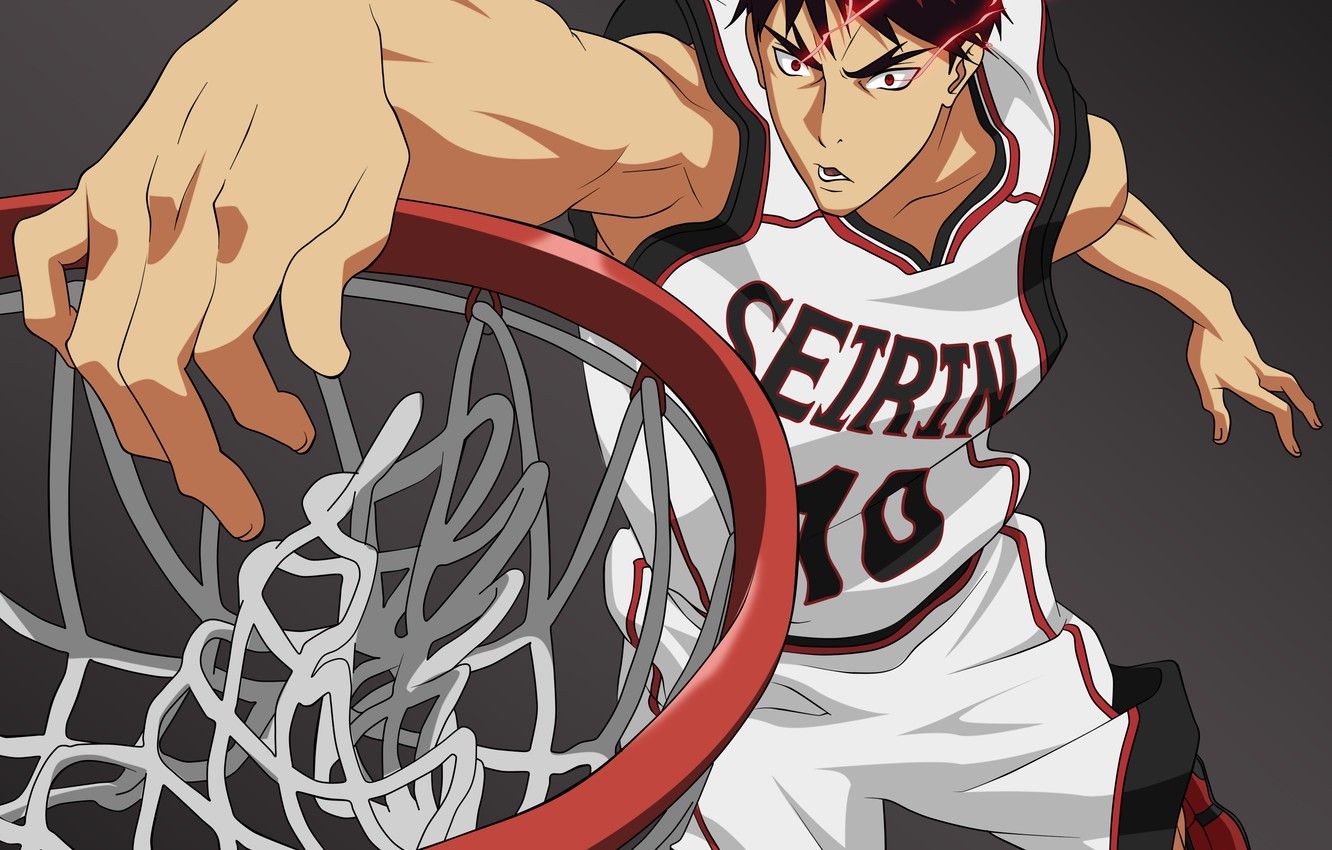 Kagami Seirin schiacciata basket, 1332x850 HD, Desktop