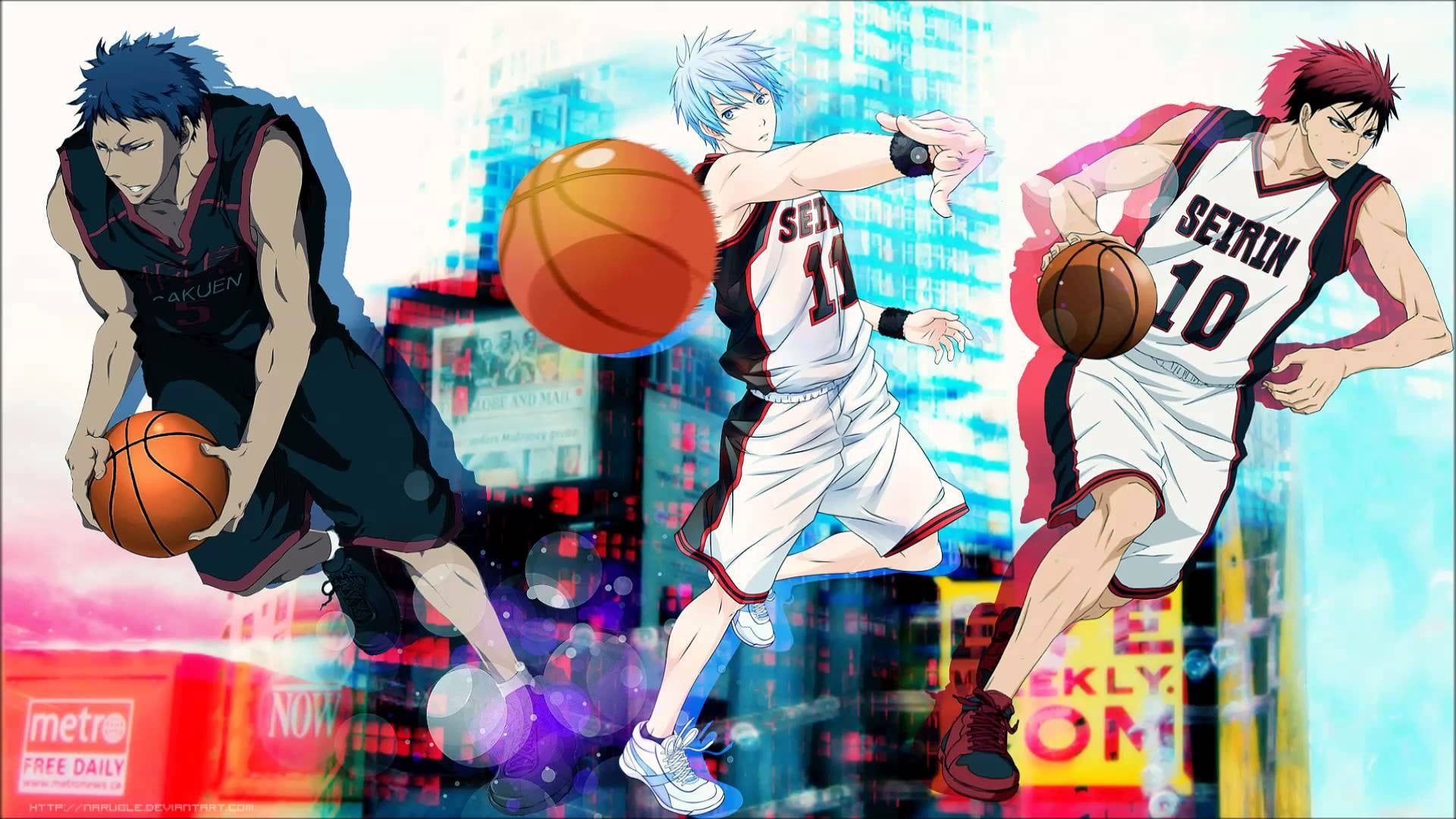 Kuroko no Basket personaggi basket, 1920x1080 Full HD, PC